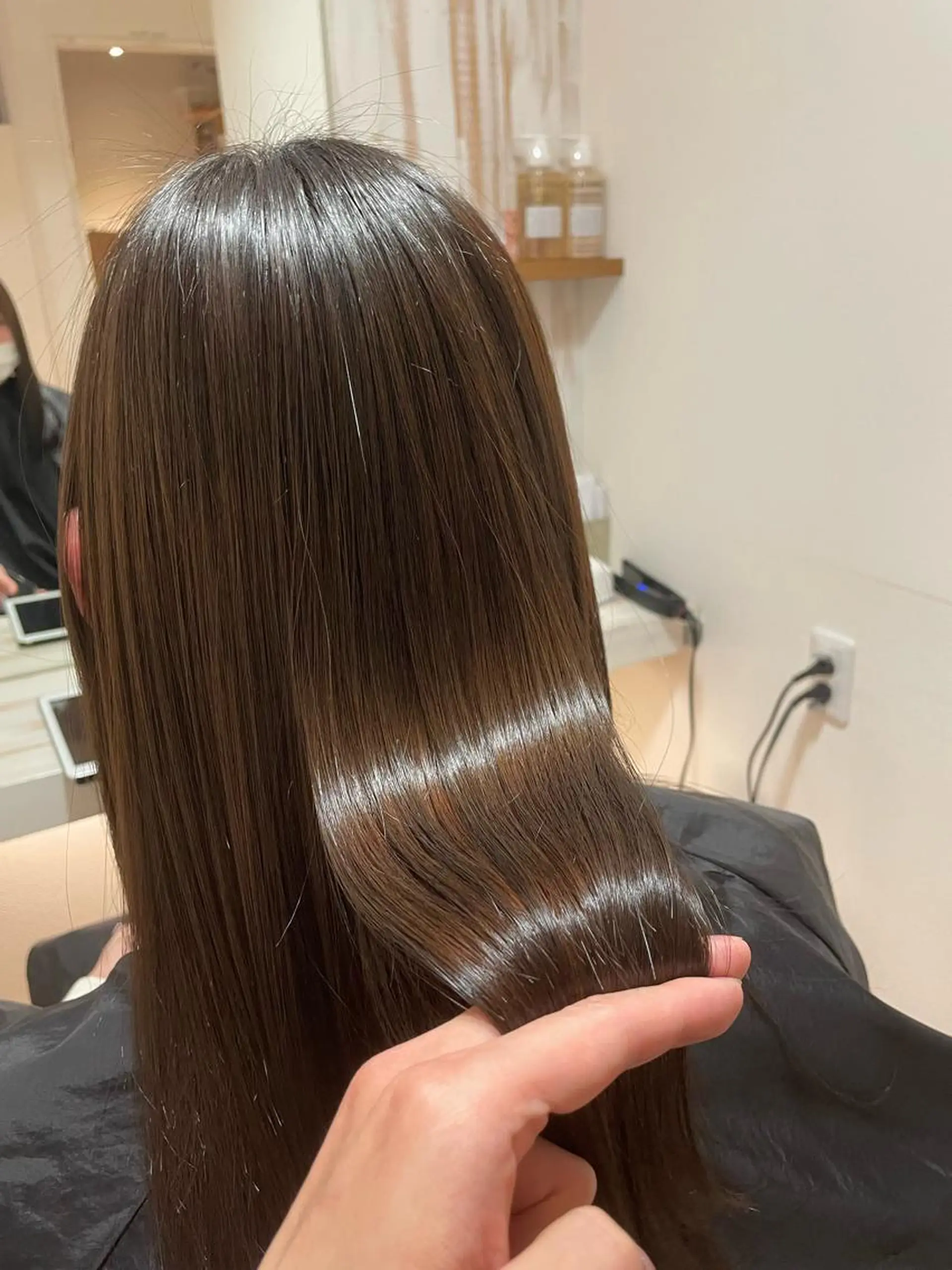 ミディアム トリートメント 加留部 節のヘアスタイル