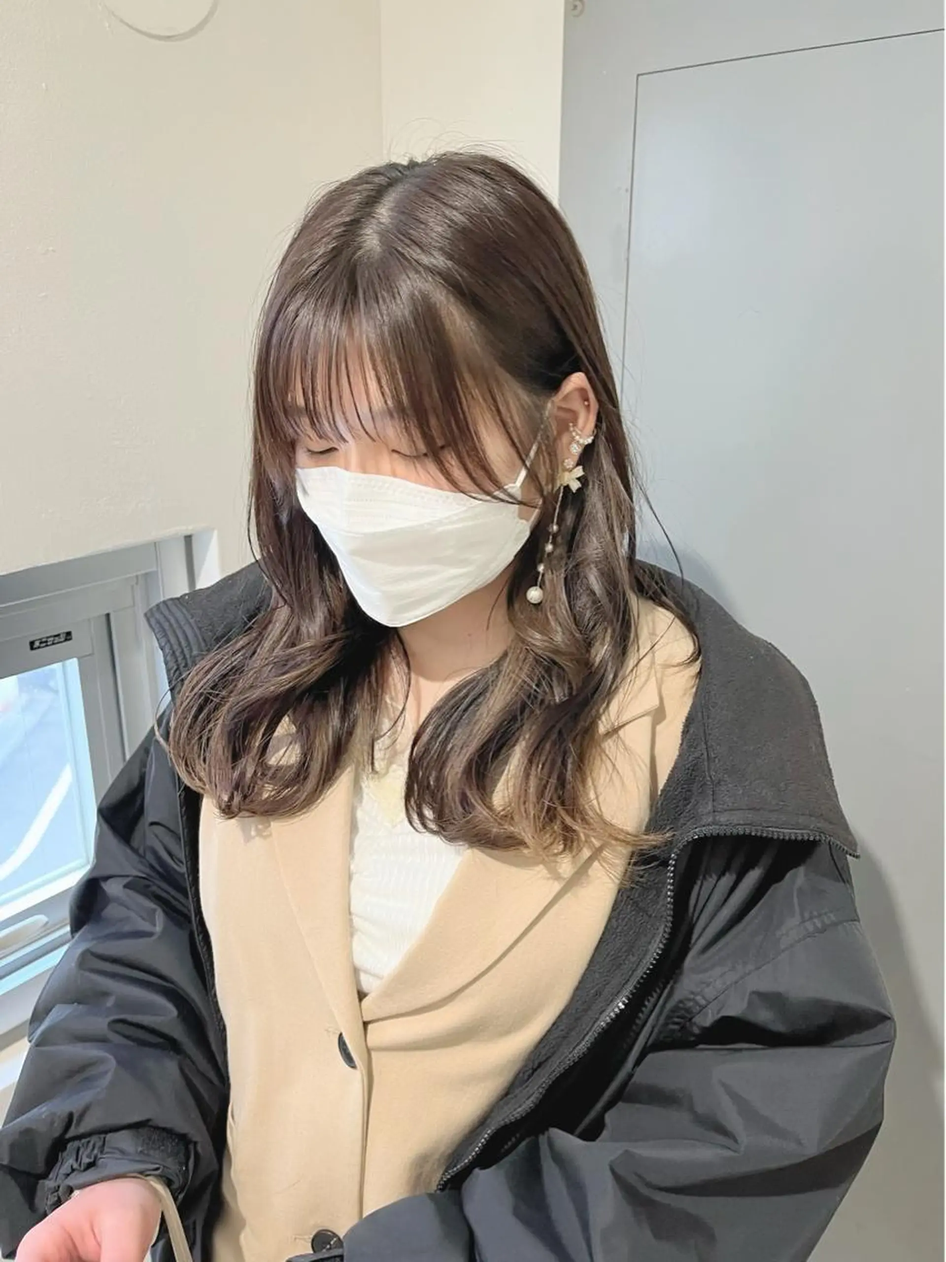 ロング ヘアアレンジ 顔周りカット おくれ毛 サイドバング 🤍清楚系 韓国レイヤー🤍拓朗のヘアスタイル