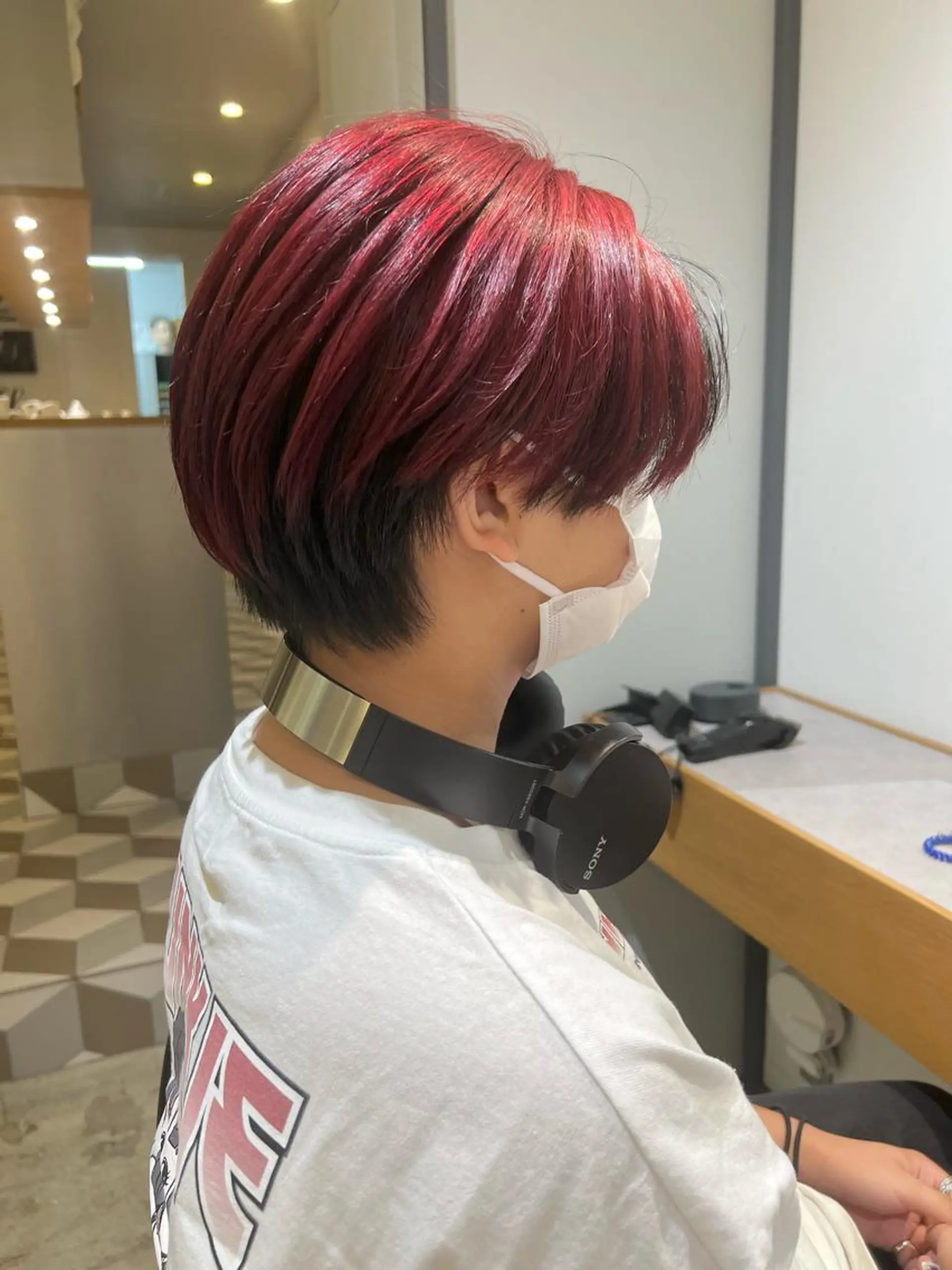 ショート カラー メンズ メンズブリーチ ブリーチ ヘアカラー Kana 🍋 ハイトーン【高円寺】のヘアスタイル