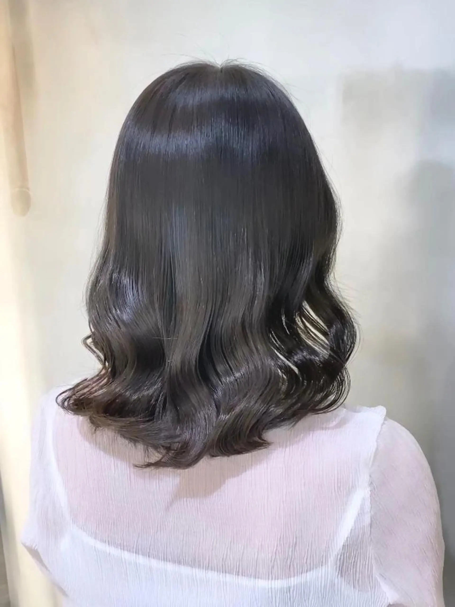 ミディアム カラー ヘアカラー トリートメント 縮毛矯正/髪質改善/ 🔥/銀座/はやとのヘアスタイル