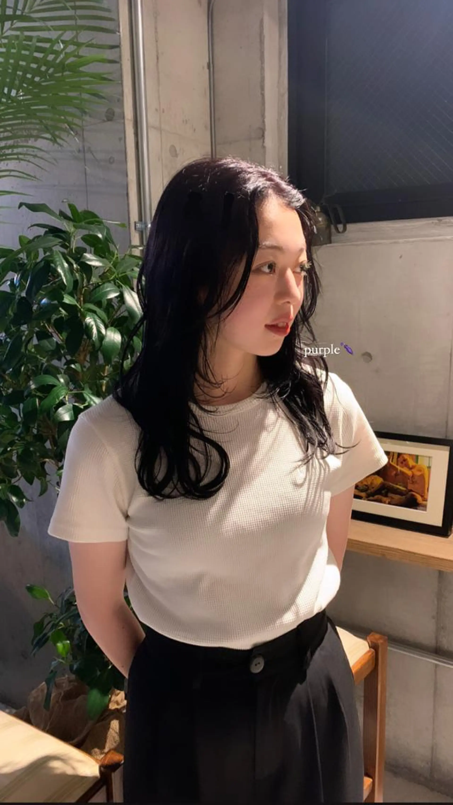 カラー Non/立川/暖色 🌏艶髪/Aujuaのヘアスタイル