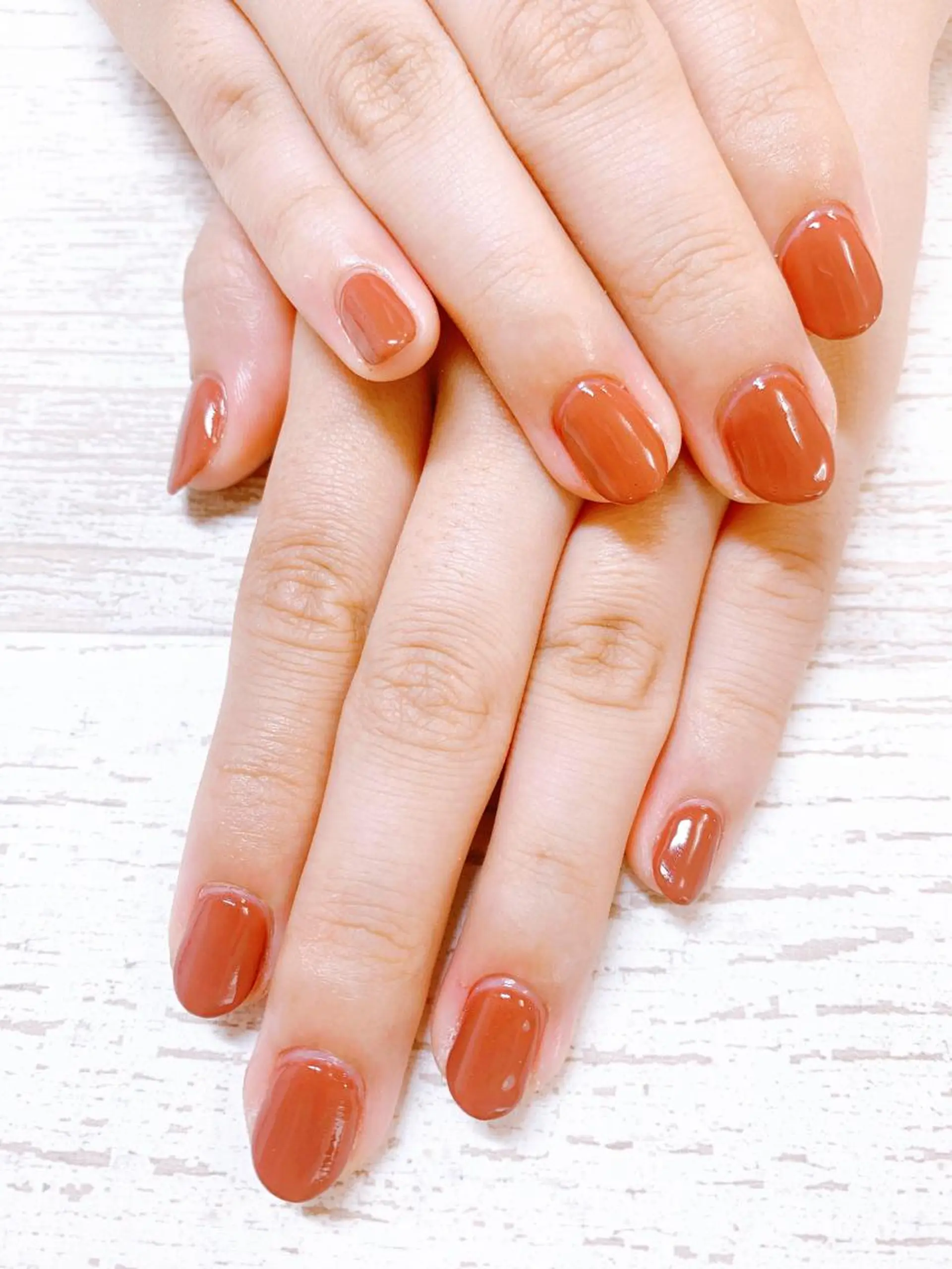 ネイル ブラウン ハンドネイル Story nail Sakuraのネイルデザイン