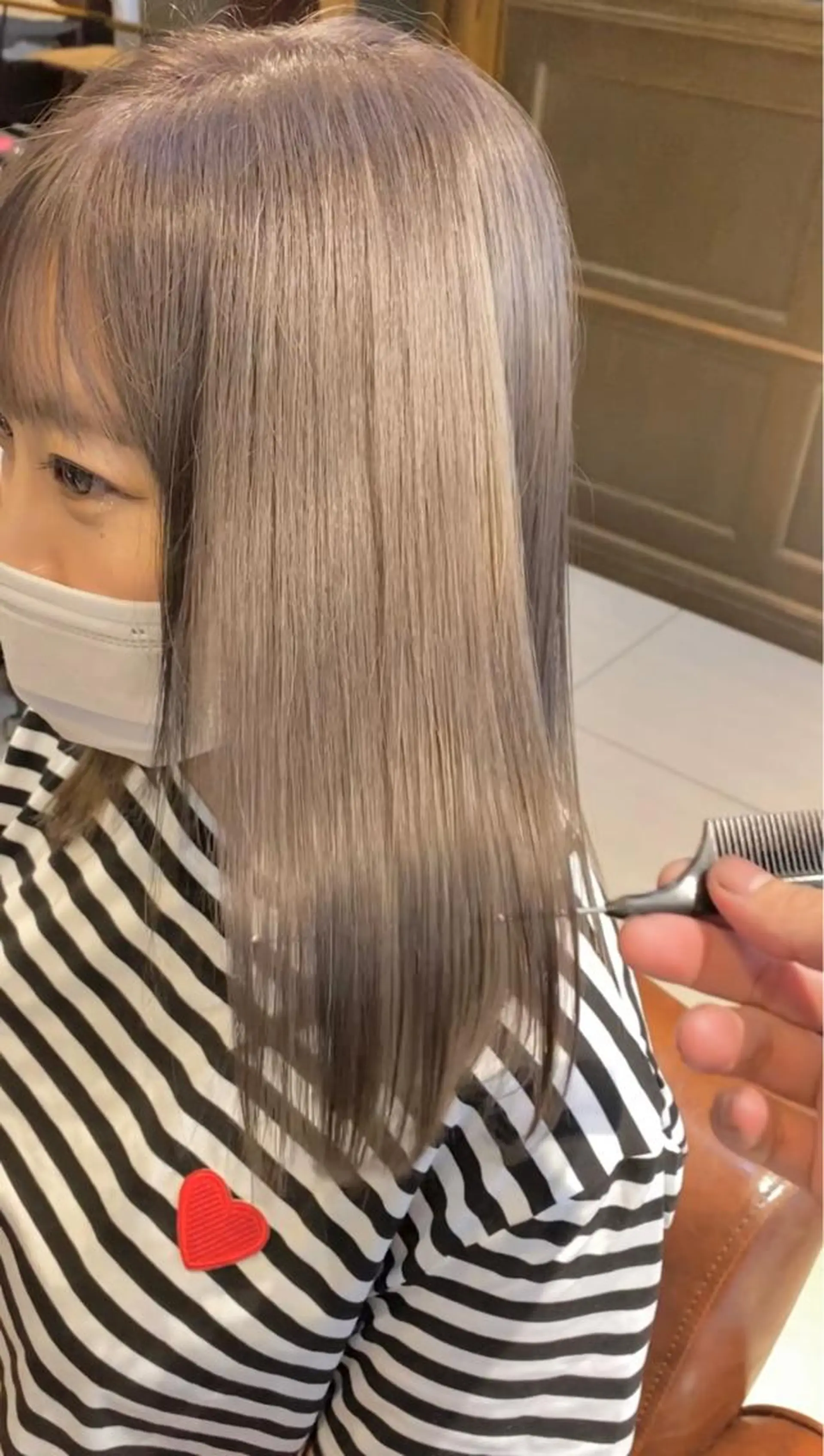 ロング 比嘉 翼のヘアスタイル