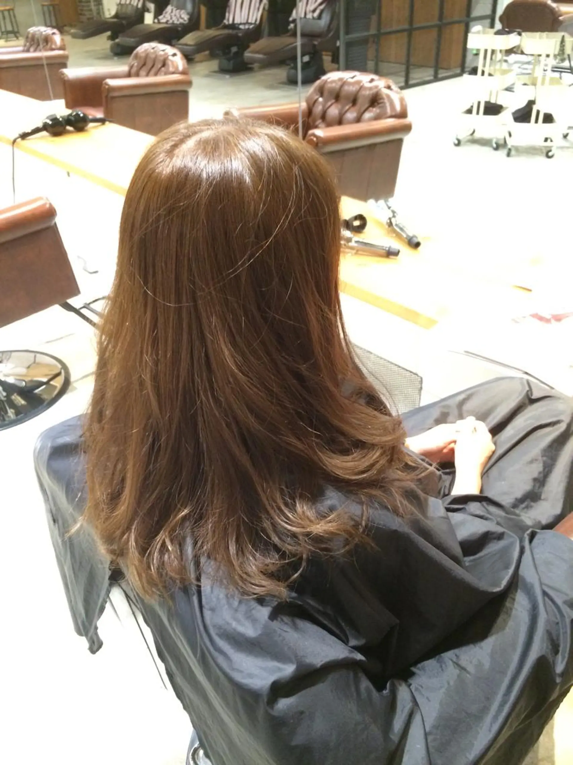ミディアム セミロング ロング カラー パーマ ヘアアレンジ 透明感カラー Forest. -髪質改善-のヘアスタイル