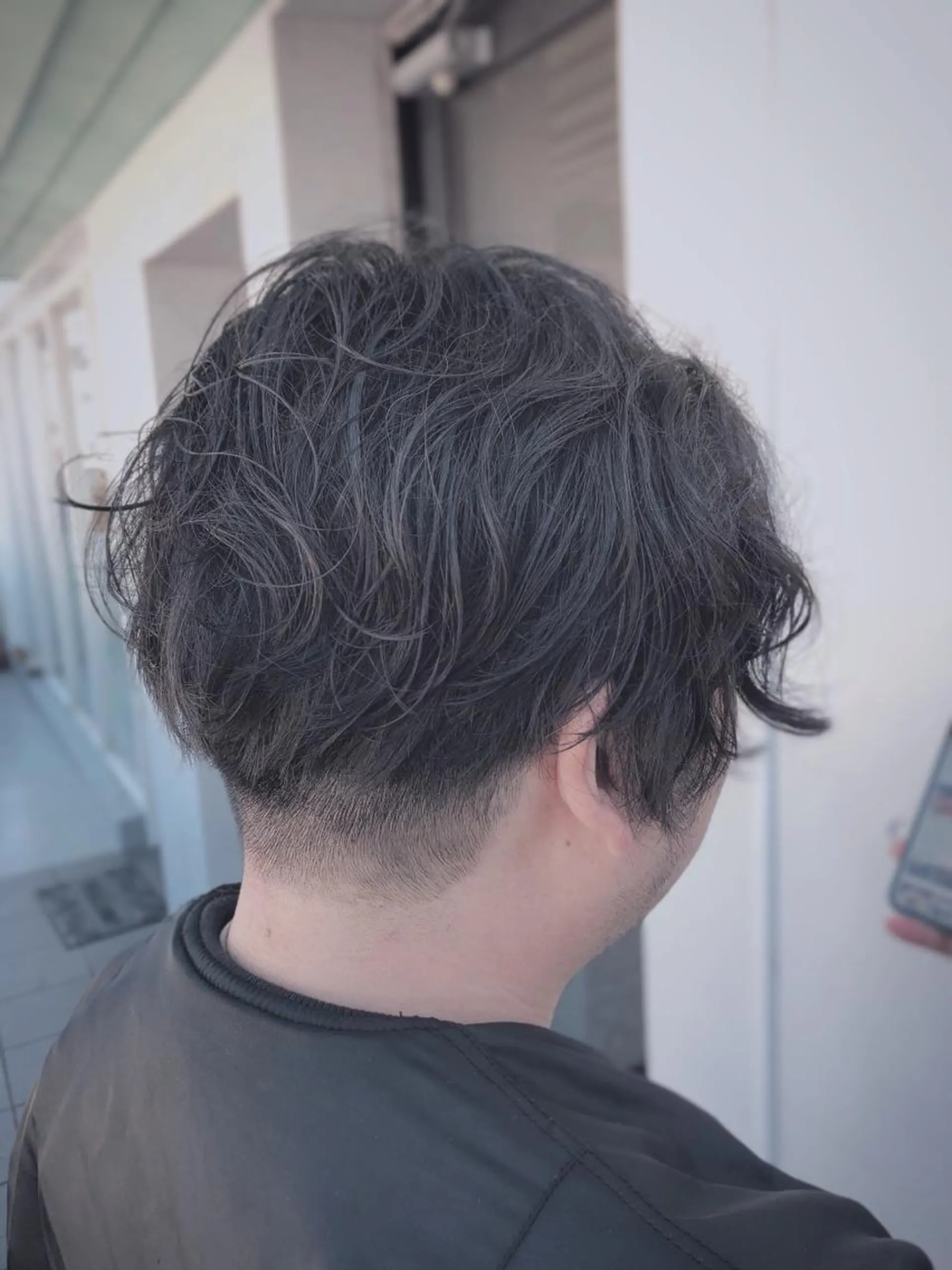 ショート メンズ カット パーマ トリートメント 菊池 貢平のヘアスタイル