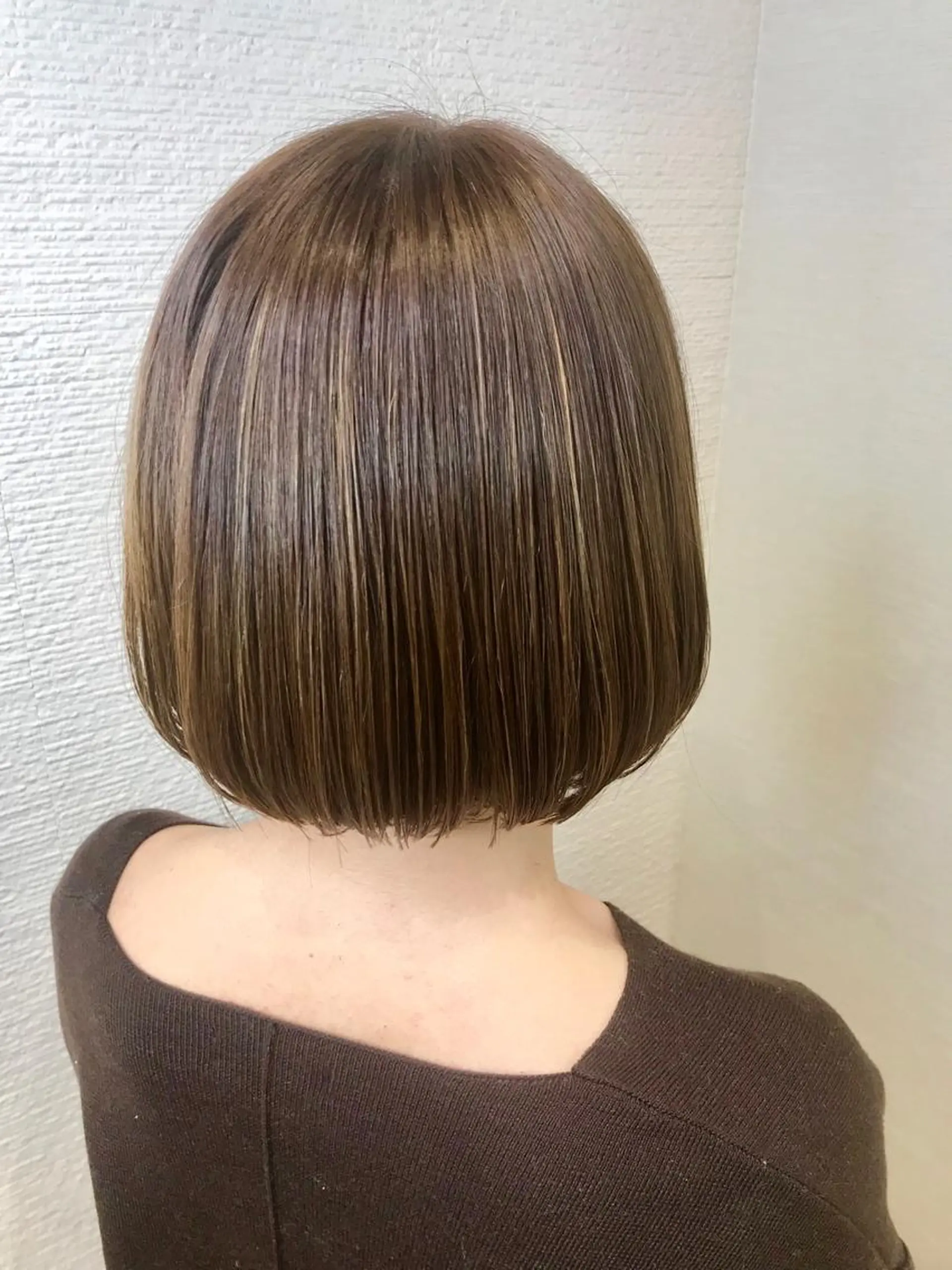 ミディアム カラー パーマ 清野 大のヘアスタイル