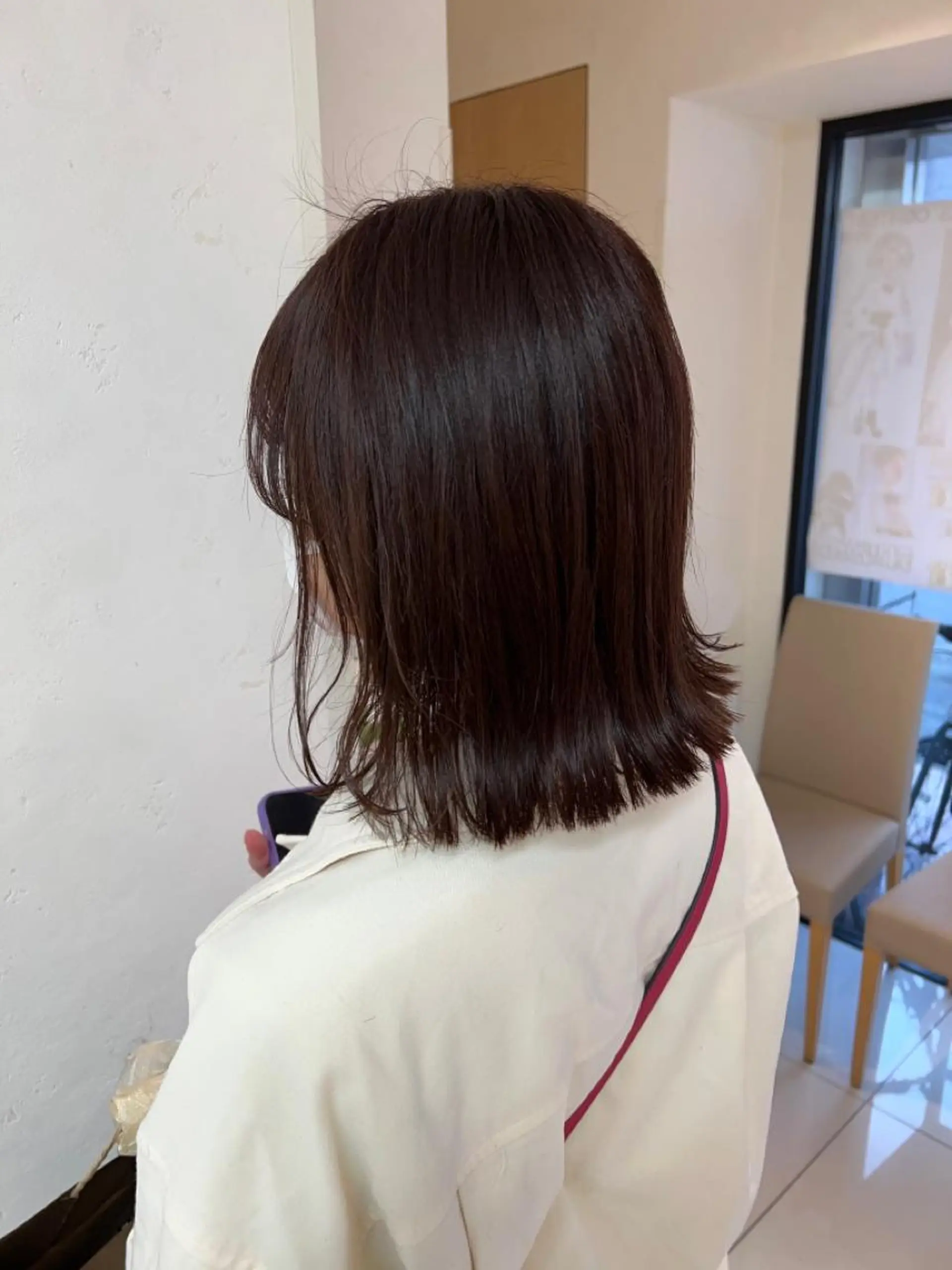 ショート カラー ブラウンカラー レッドカラー レッドブラウン カット ヘアカラー 透明感カラー/ ダブルカラー /ソラのヘアスタイル