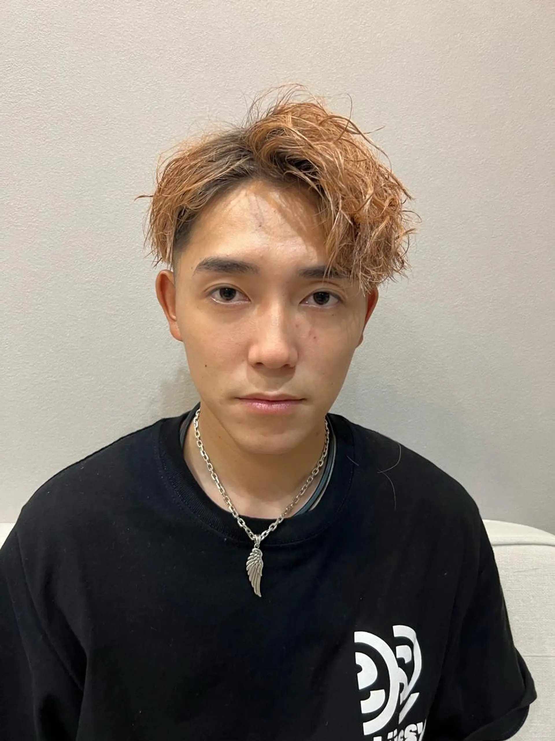 ショート カラー メンズ SHION men's permのヘアスタイル