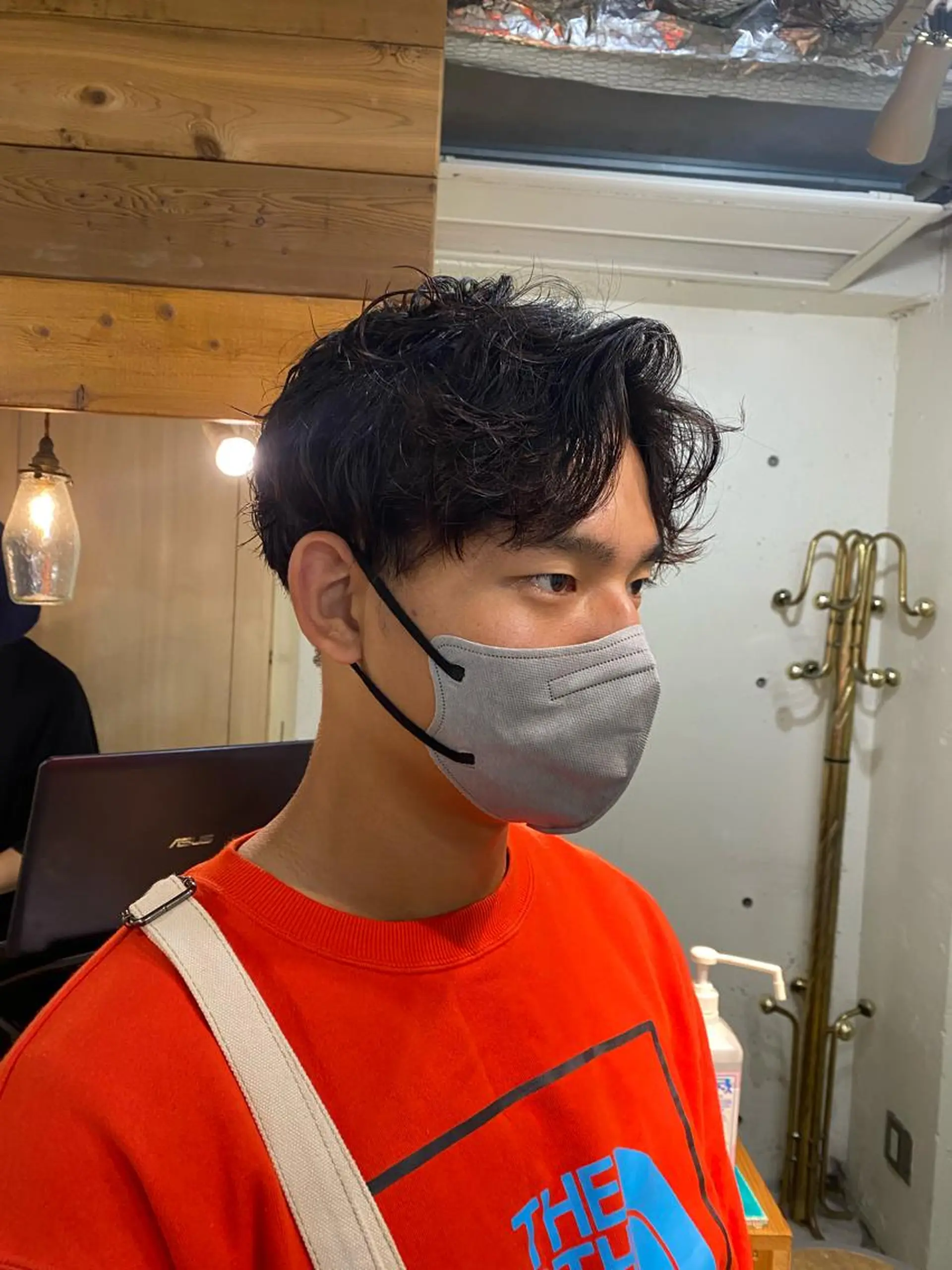 パーマ メンズ 竹内 柚子のヘアスタイル