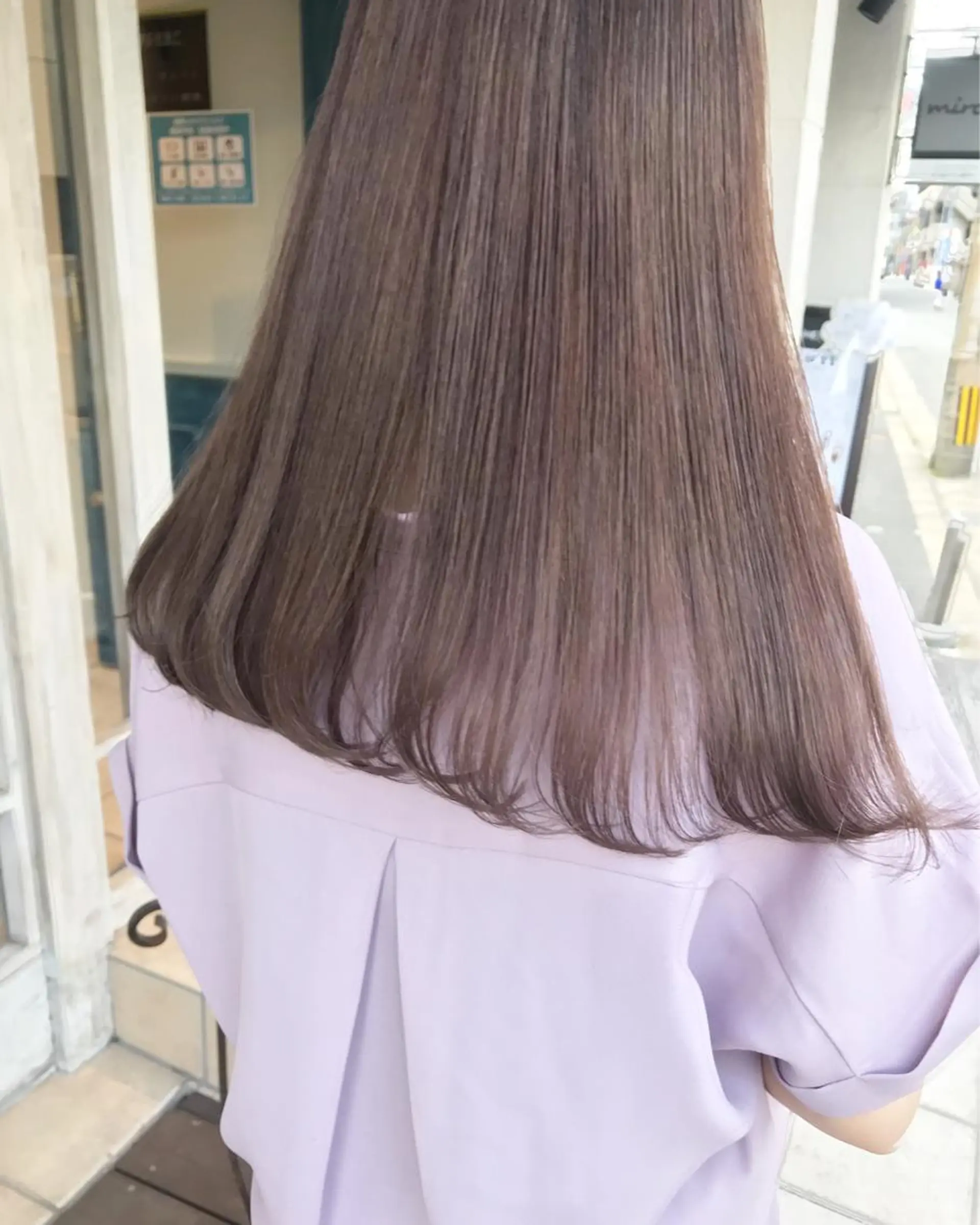 セミロング トリートメント カット ヘアカラー トリートメント Musiiik hairのヘアスタイル