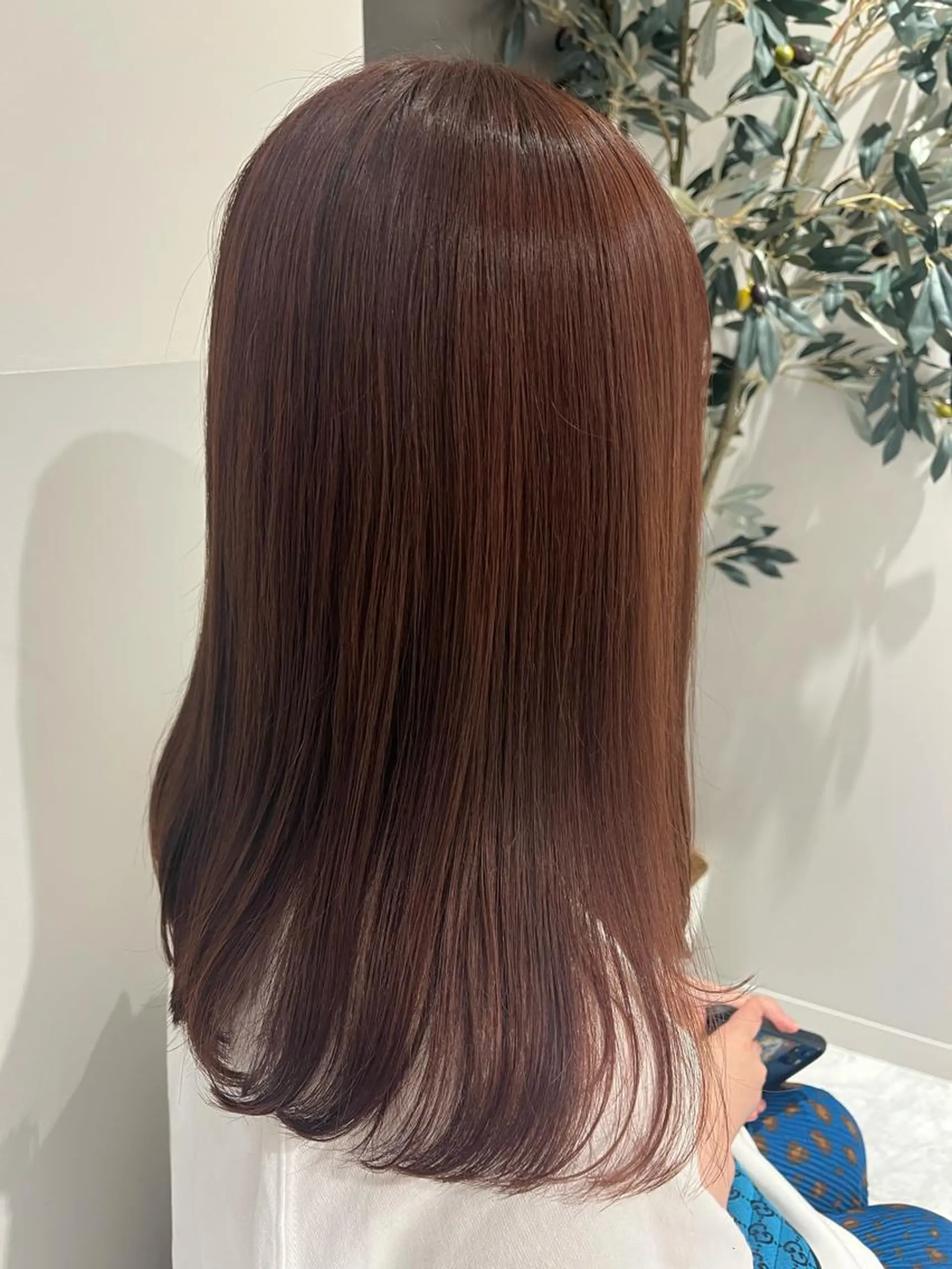 ロング ピンクブラウン aoi ♡グレージュ ・ベージュカラーのヘアスタイル