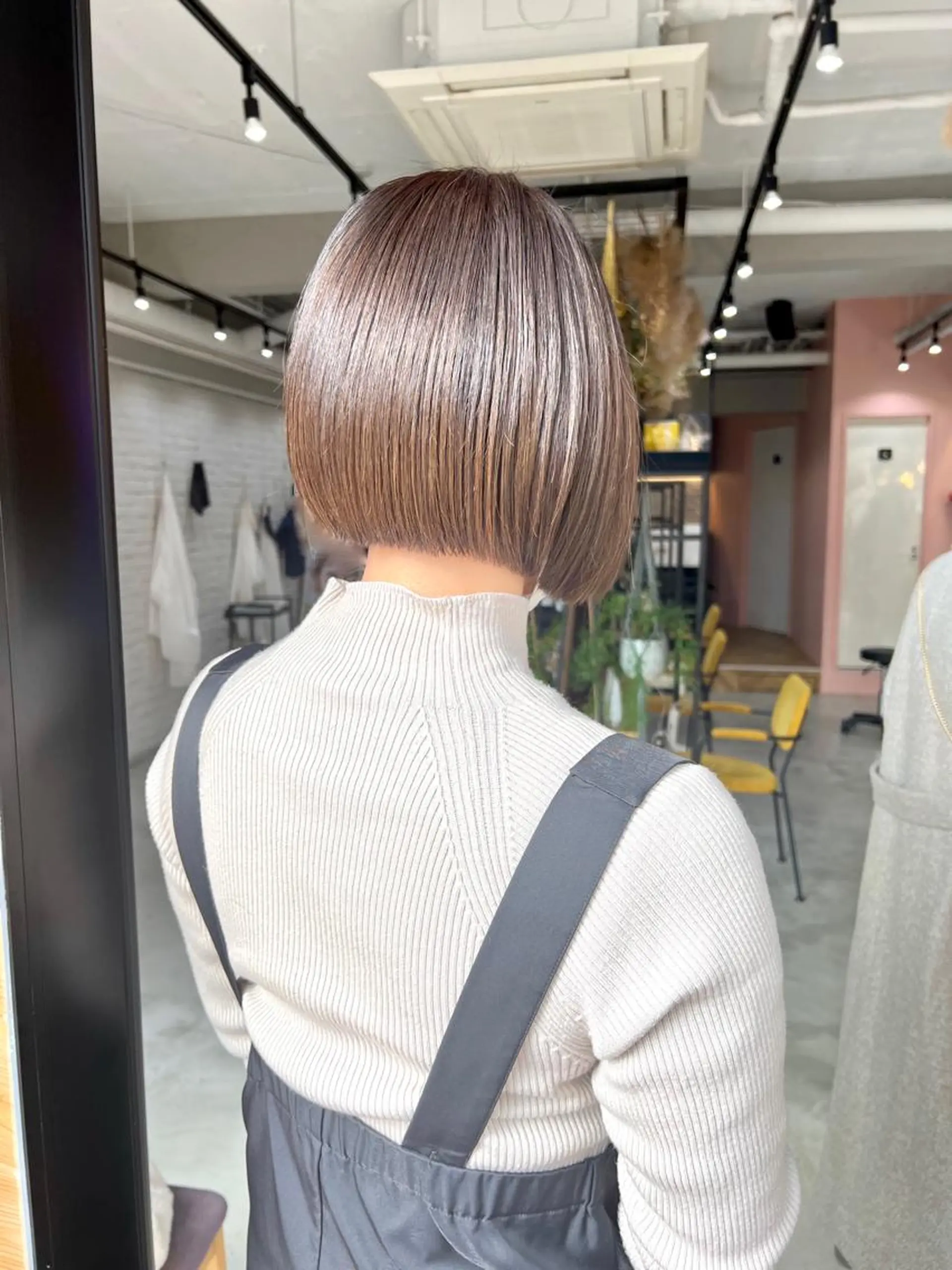 ショート 透明感カラー♡はるか 髪質改善ボブレイヤーのヘアスタイル