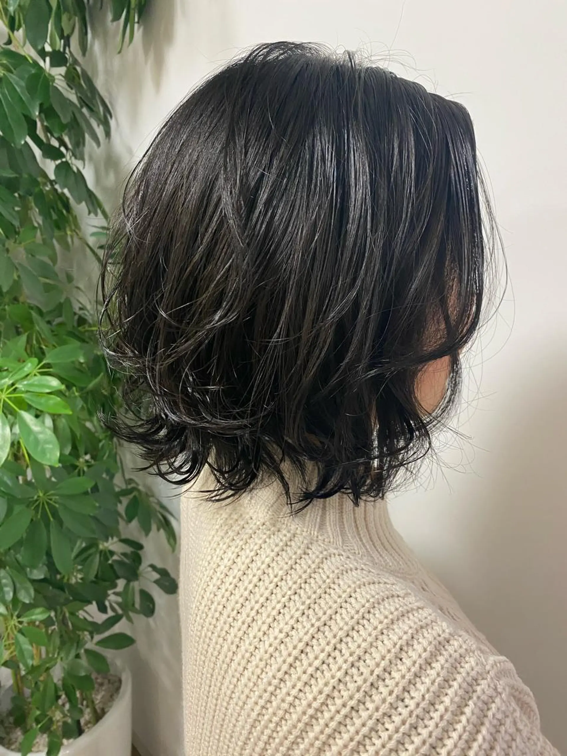 ミディアム ヘアカラー NATURAL MOMOMIのヘアスタイル