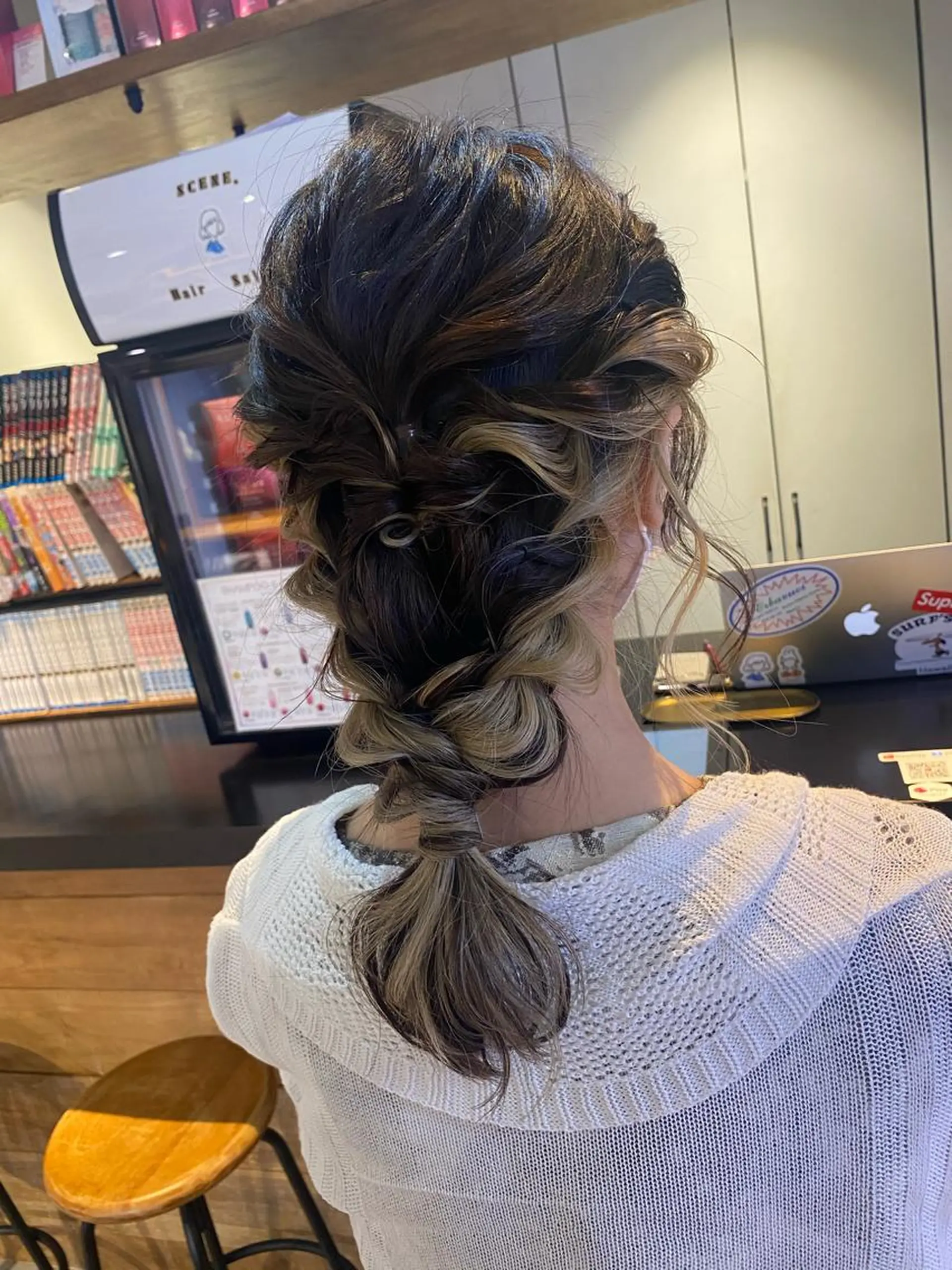 ミディアム カラー インナーカラー scene. haraのヘアスタイル