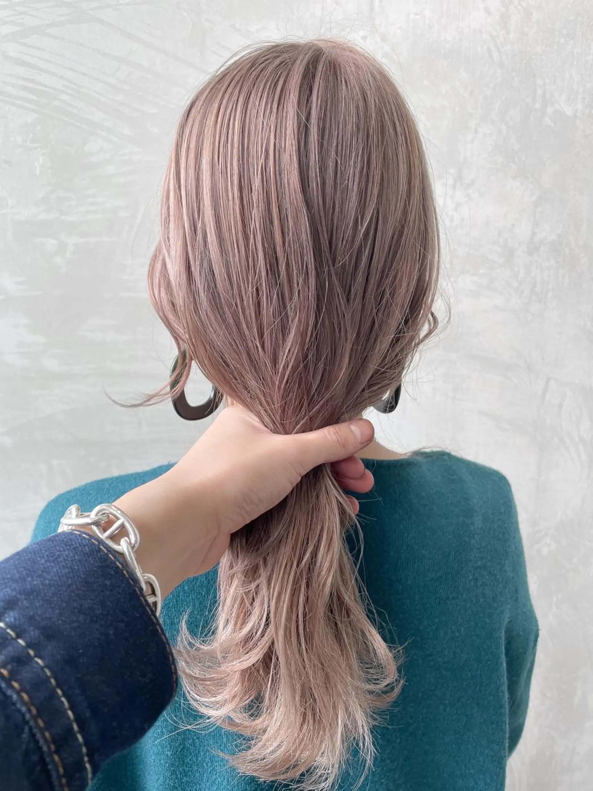 ミディアム カラー 韓国ヘア 店長NEGIのヘアスタイル