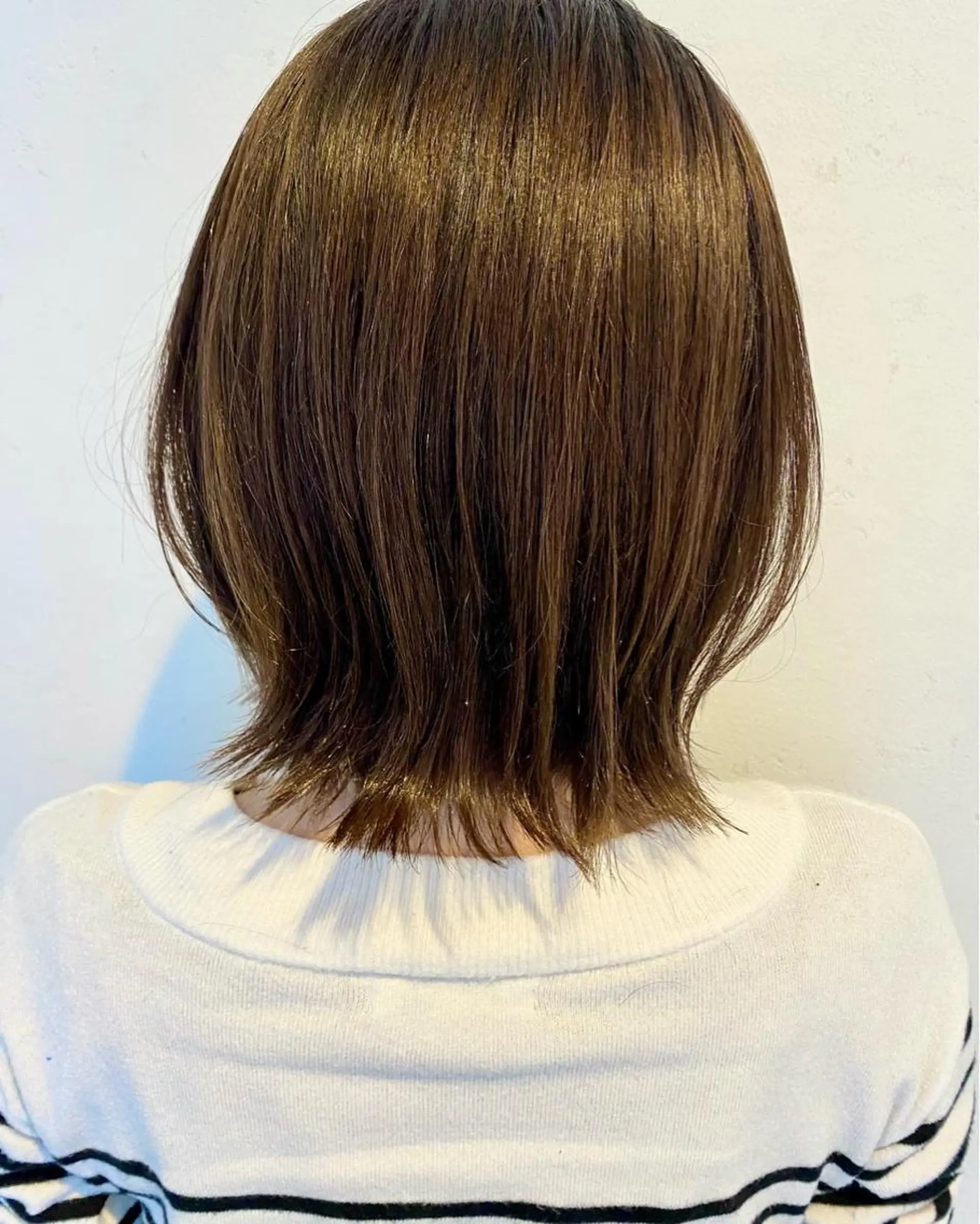 ミディアム カラー 伊藤 さやかのヘアスタイル