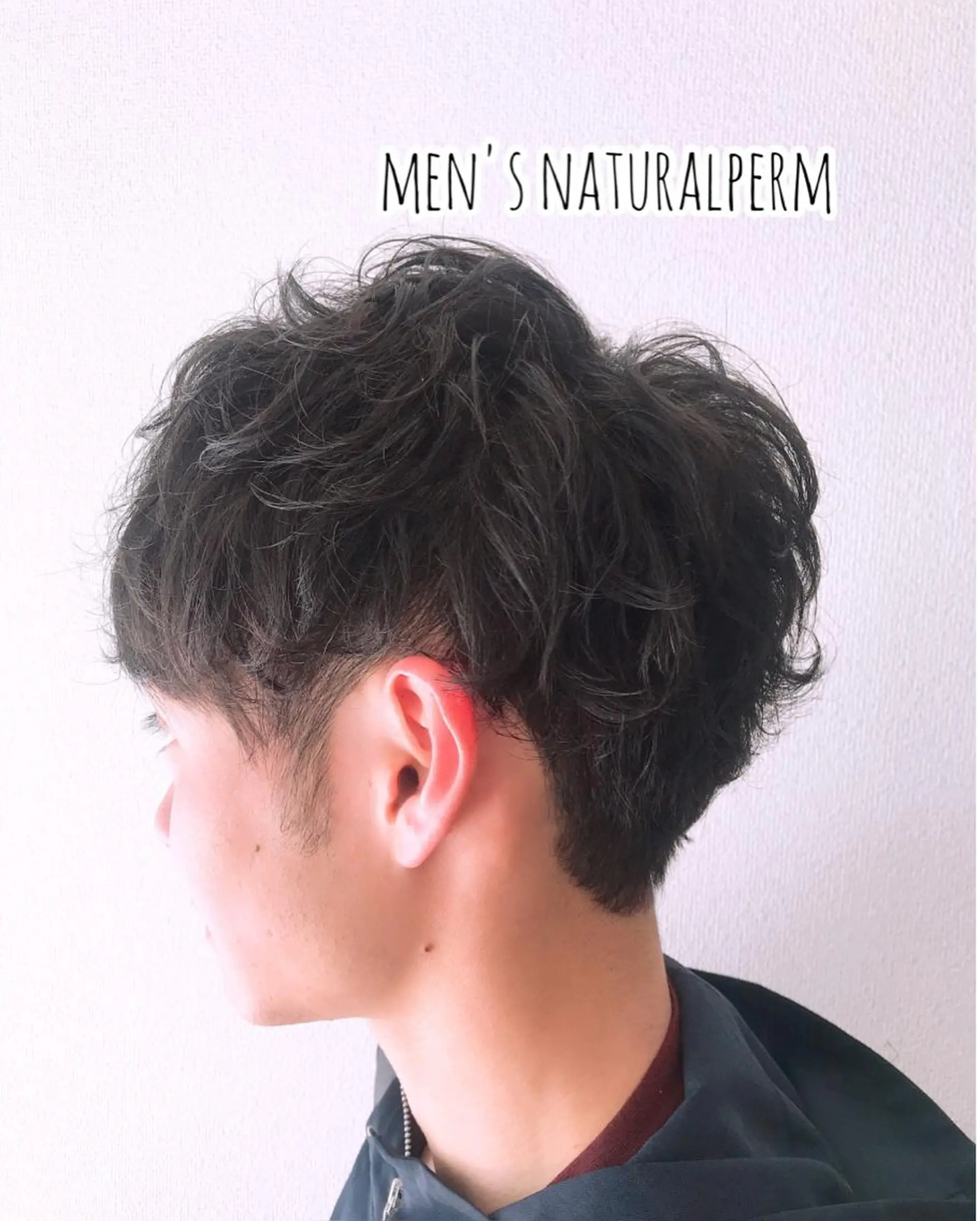 ミディアム カラー パーマ メンズ 年間1500人担当 代表　南一路のヘアスタイル