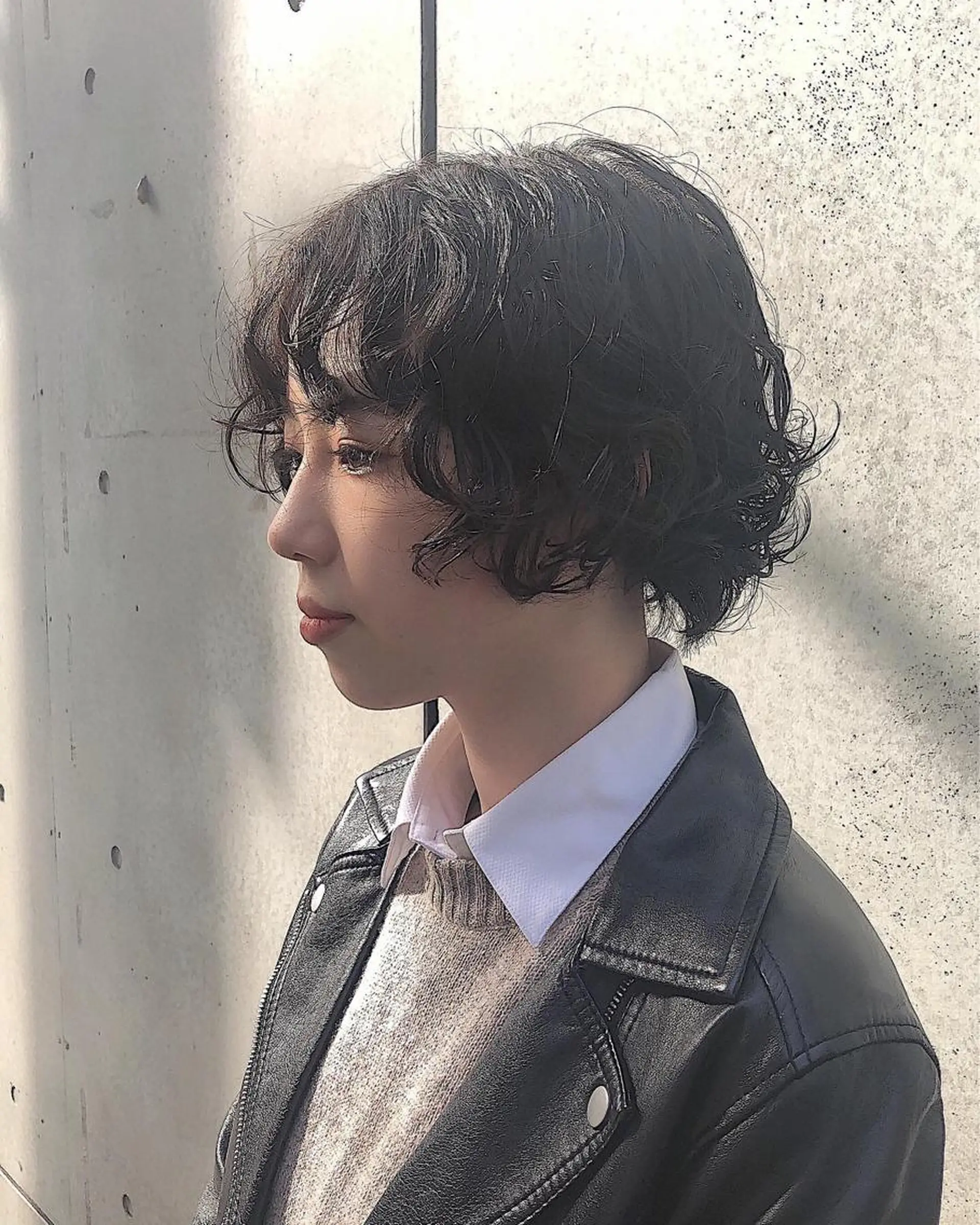 ショート 伸ばしかけ ショートヘア カット パーマ ウルフ/レイヤー /パーマ/島田陽稀のヘアスタイル