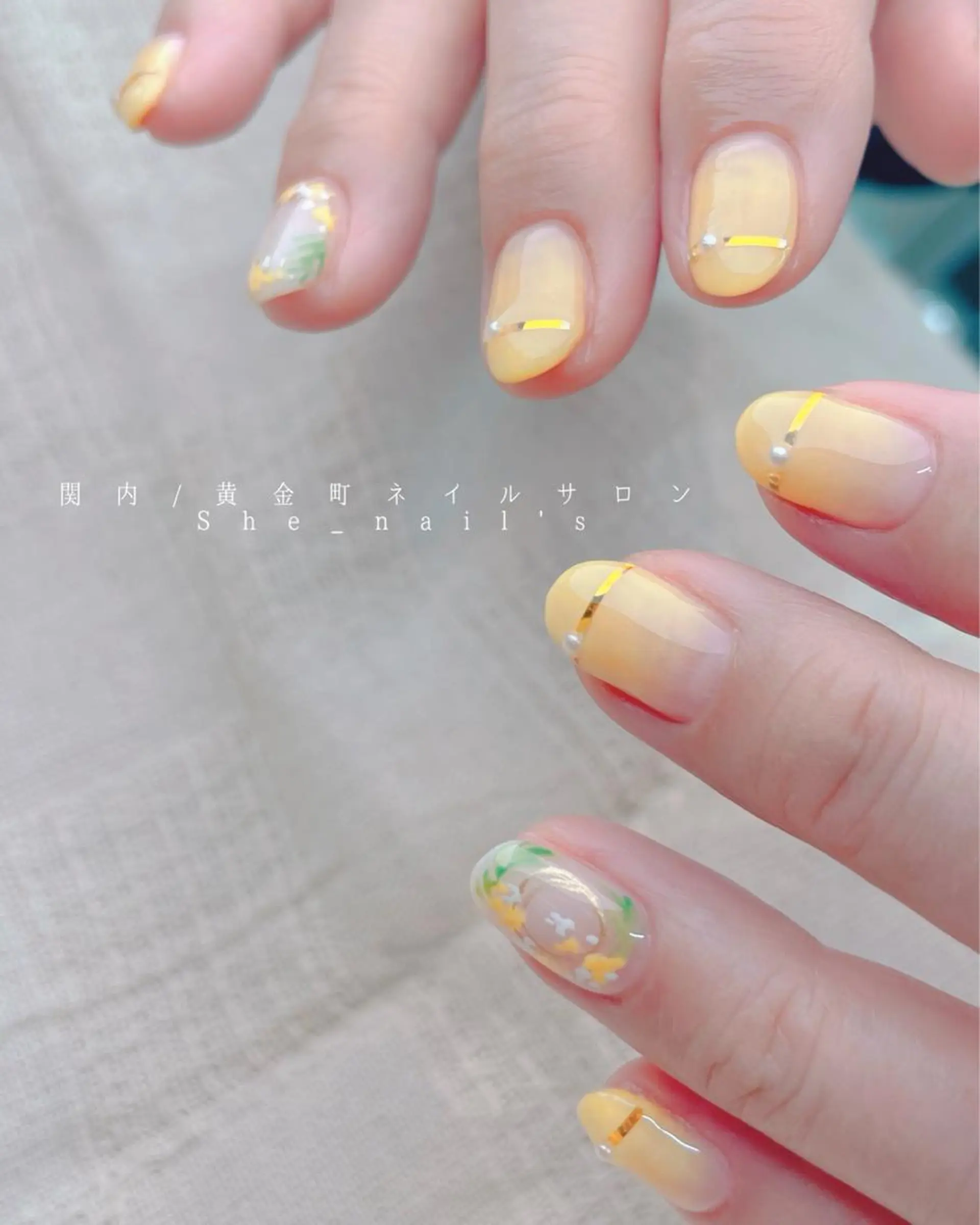 ネイル Blushオーナー Shiinaのネイルデザイン