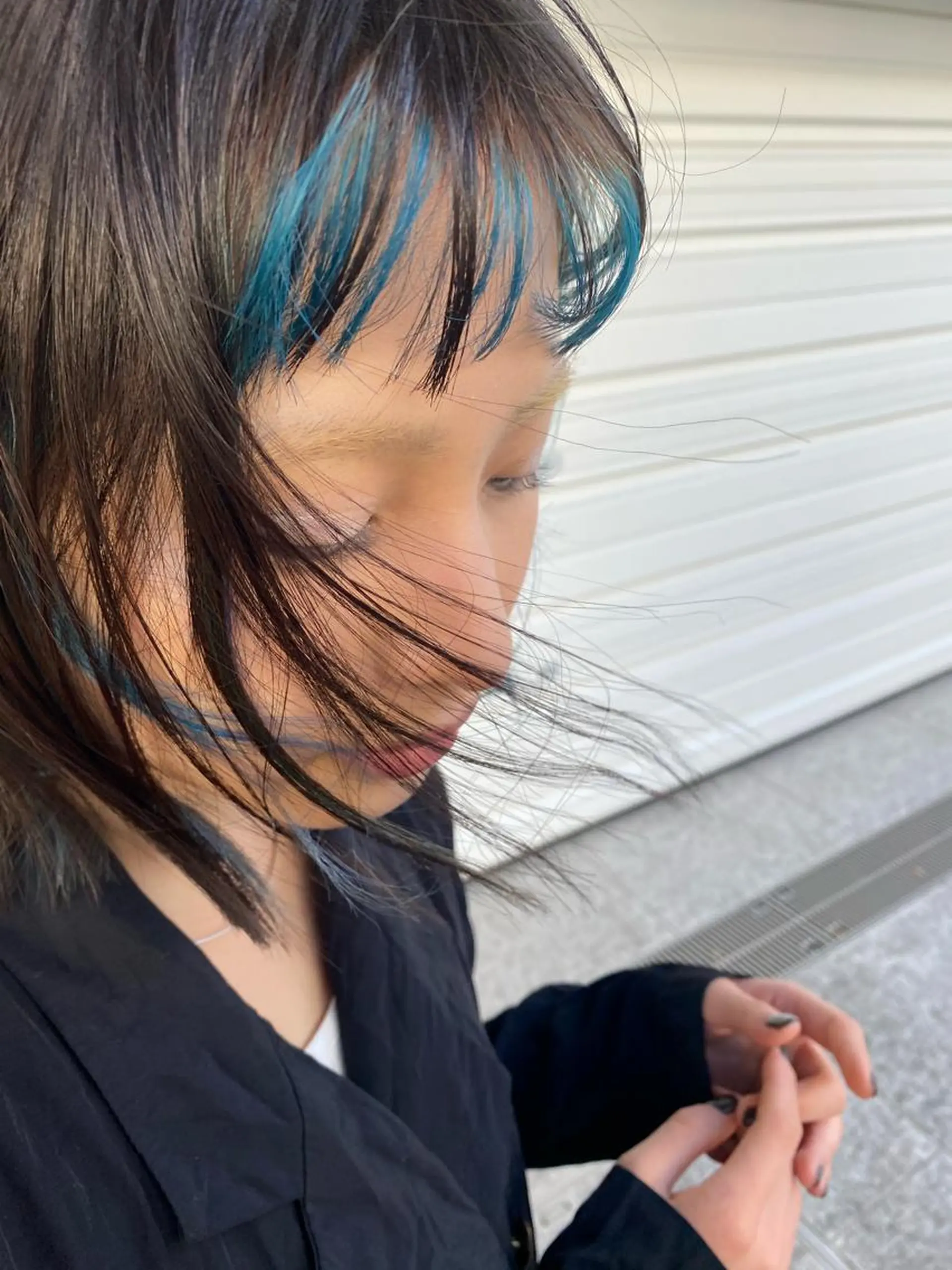 ミディアム カラー ミストバング  フェイスフレーミング お任せヘア☘️☘️ 及川渚のヘアスタイル