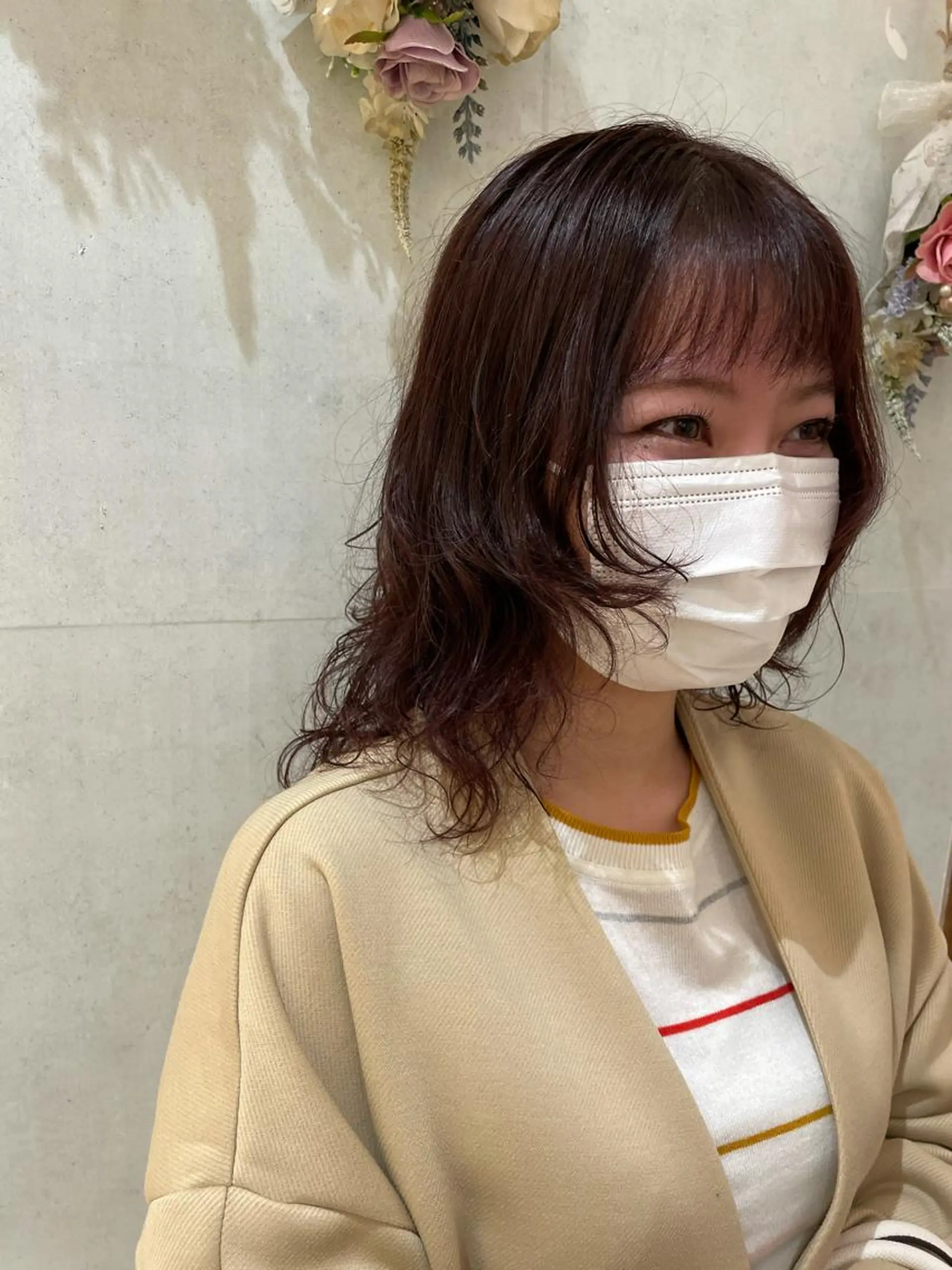 ロング カラー パーマ 🩵ANELA東口 齋藤琴音💚のマツエク・マツパデザイン