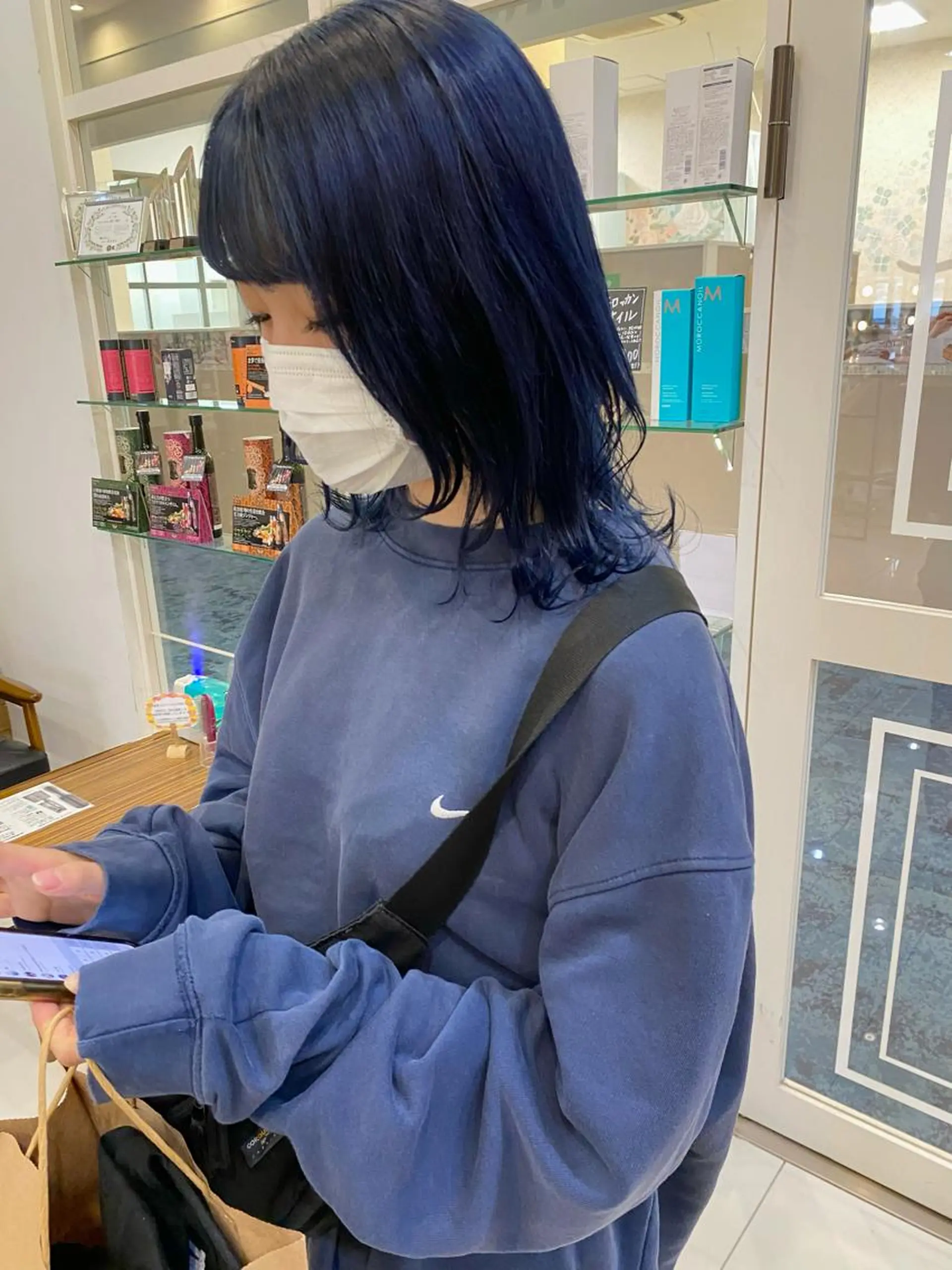 ミディアム カラー riho/ブリーチ/ デザインカラー/辻堂のヘアスタイル