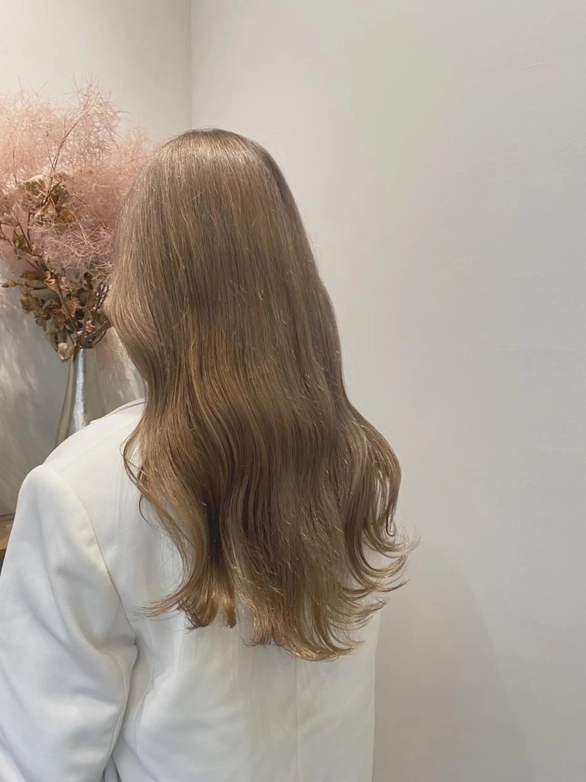 ロング カラー ブロンド 韓国風ヘア レイヤーカット 和歌山韓国ヘア🌙 MOEのヘアスタイル