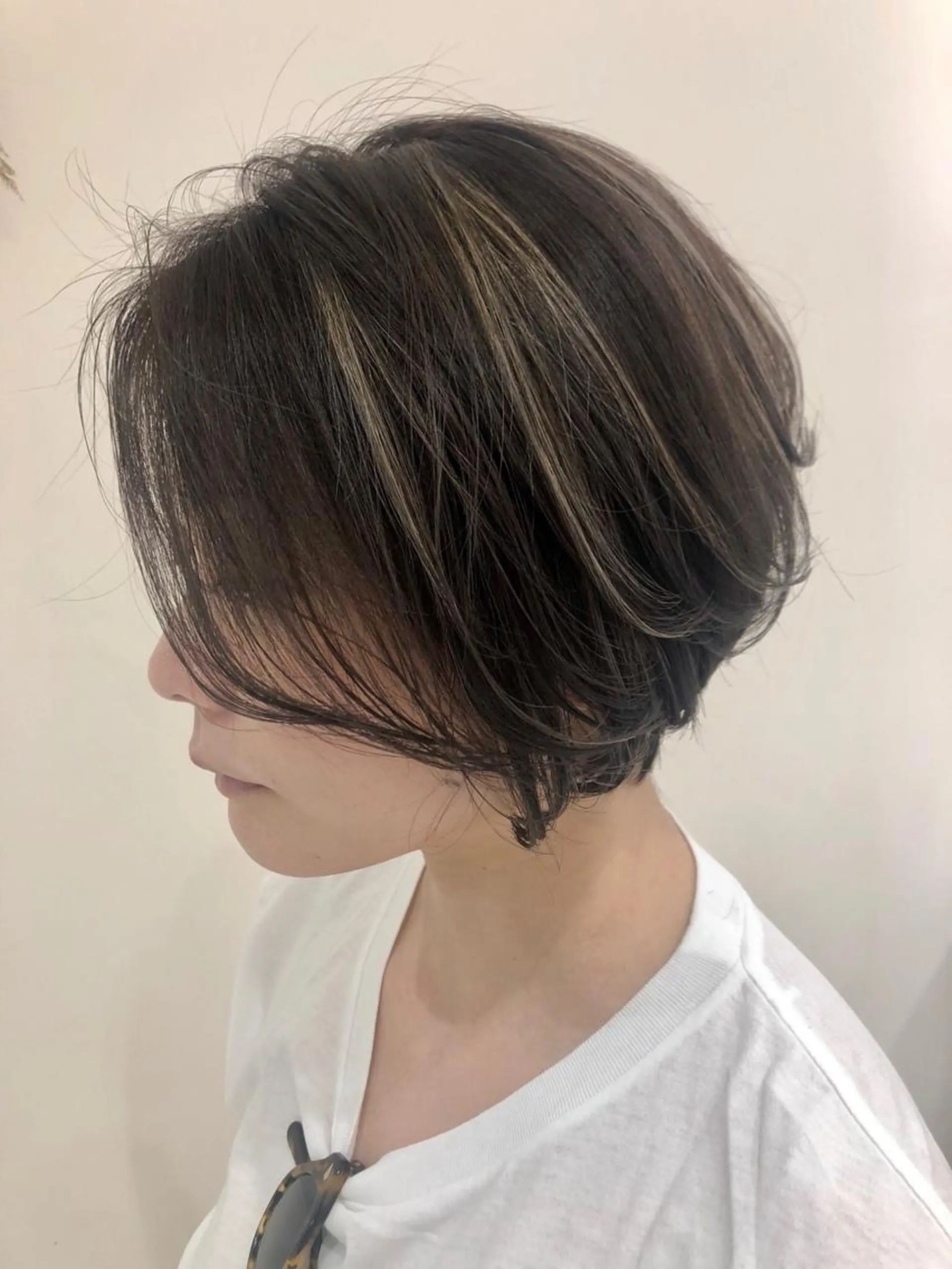 ショート カラー ヘアアレンジ marju銀座 マージュギンザのヘアスタイル