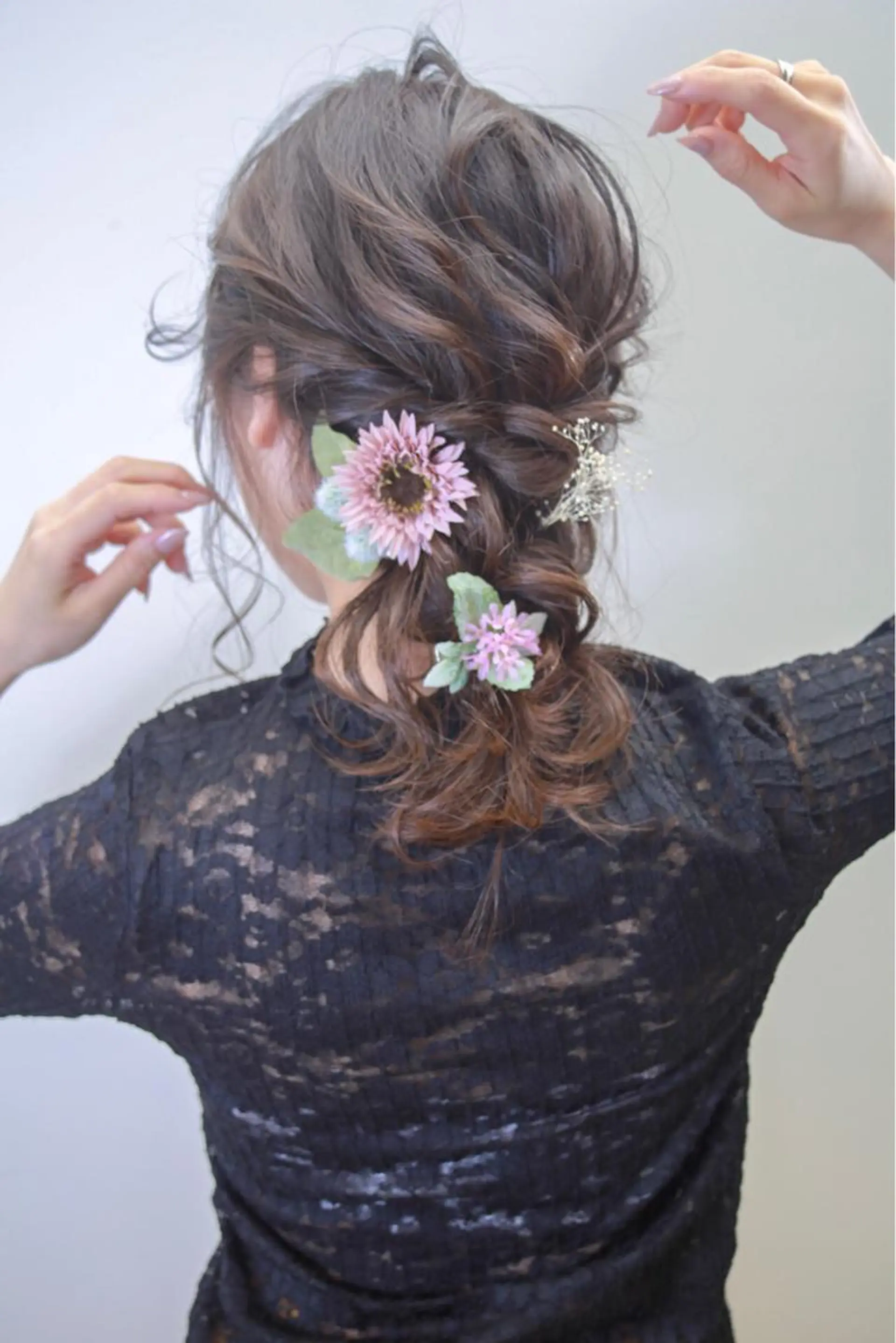 ロング カラー ヘアアレンジ 伊藤 裕貴のヘアスタイル