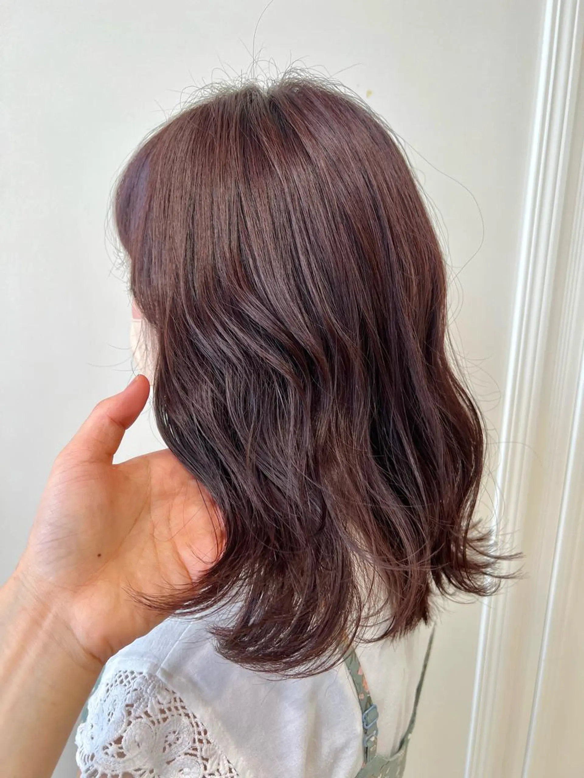 ミディアム ラベンダーブラウン akari/髪質改善 /ブリーチ/名古屋のヘアスタイル