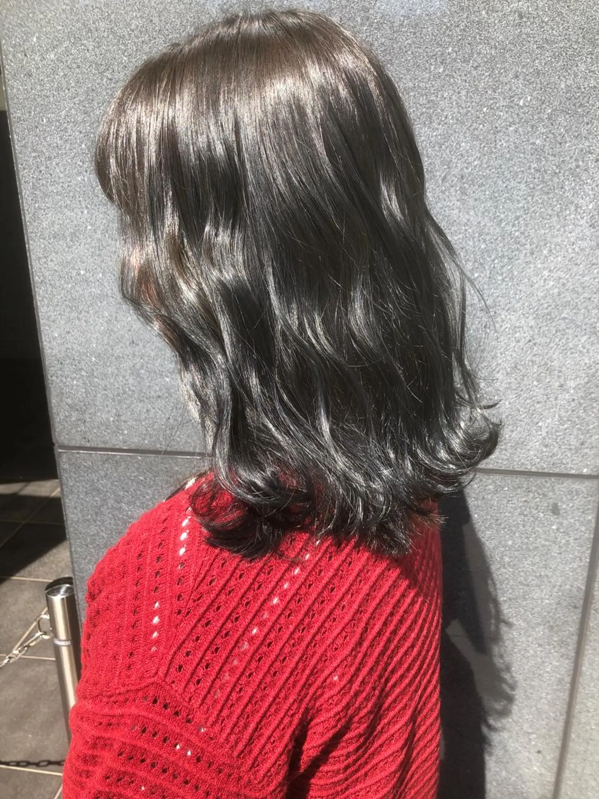 ミディアム ヘアカラー 【髪質改善】 川津翔太のヘアスタイル