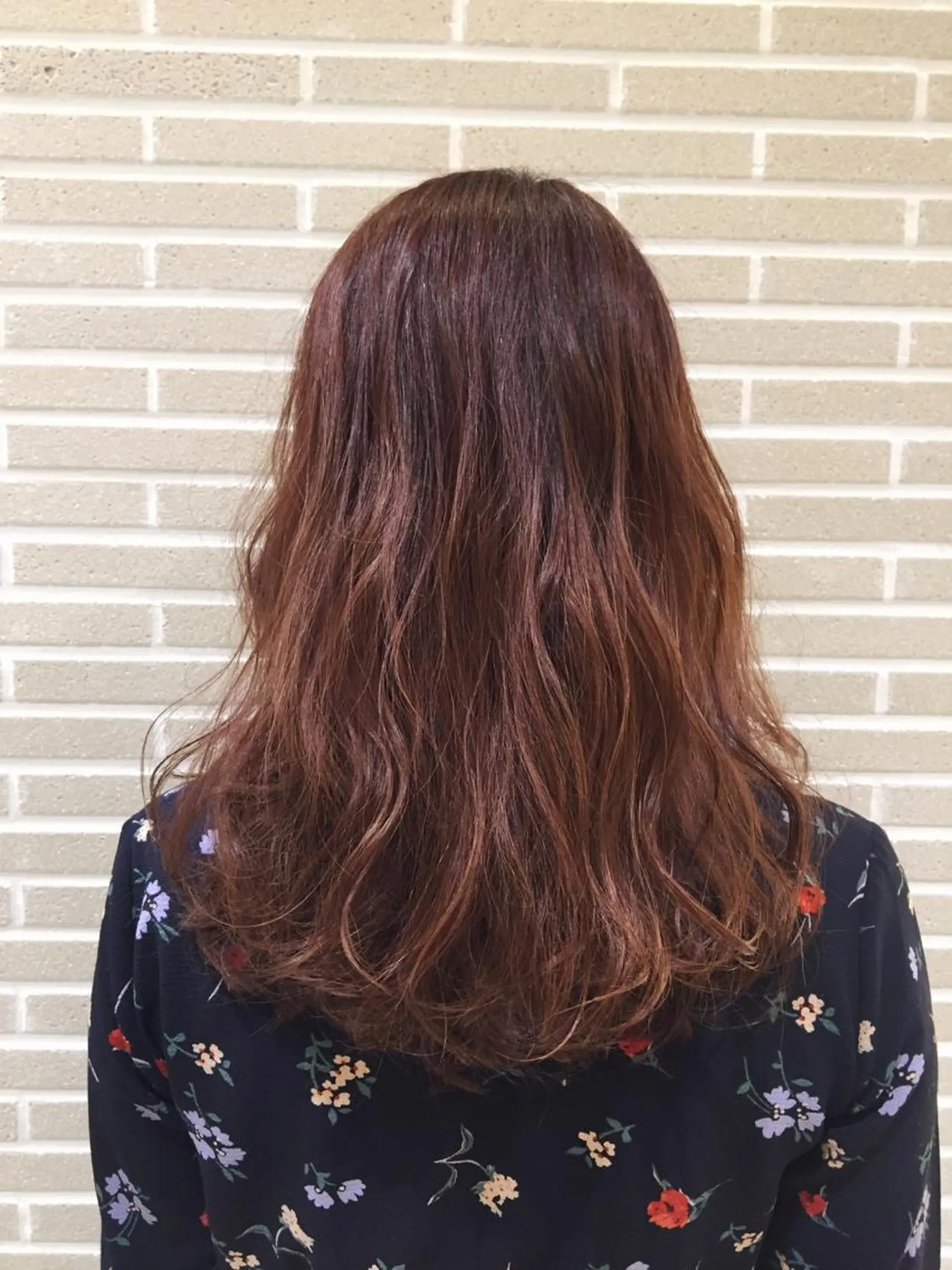 ロング カラー ヘアアレンジ イルミナカラー ピンクカラー カット ヘアカラー トリートメント 山北 咲子のヘアスタイル