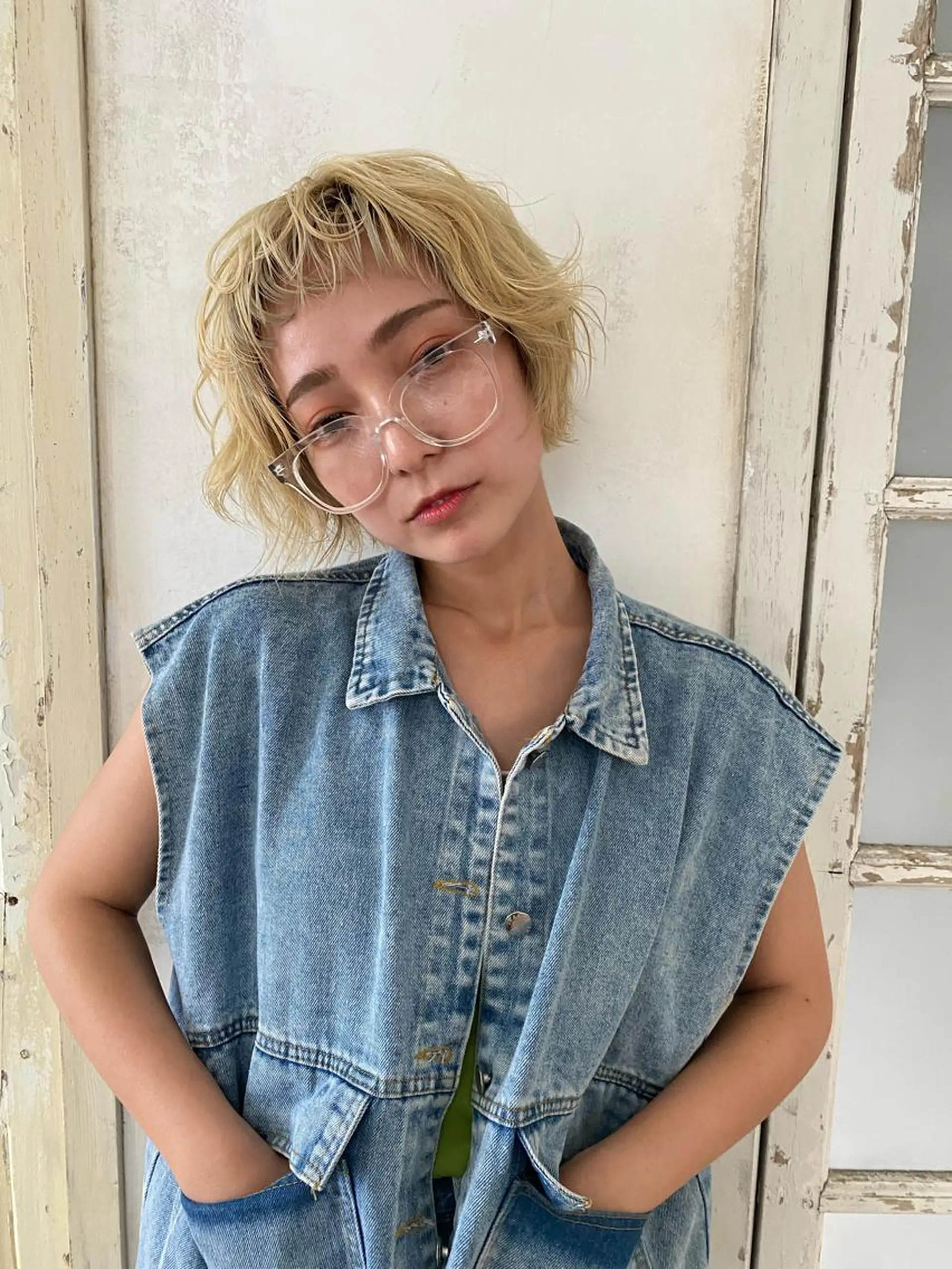 ショート アッシュ カット ヘアカラー 【暗め透明感カラー】 【インナー】小島良太のヘアスタイル