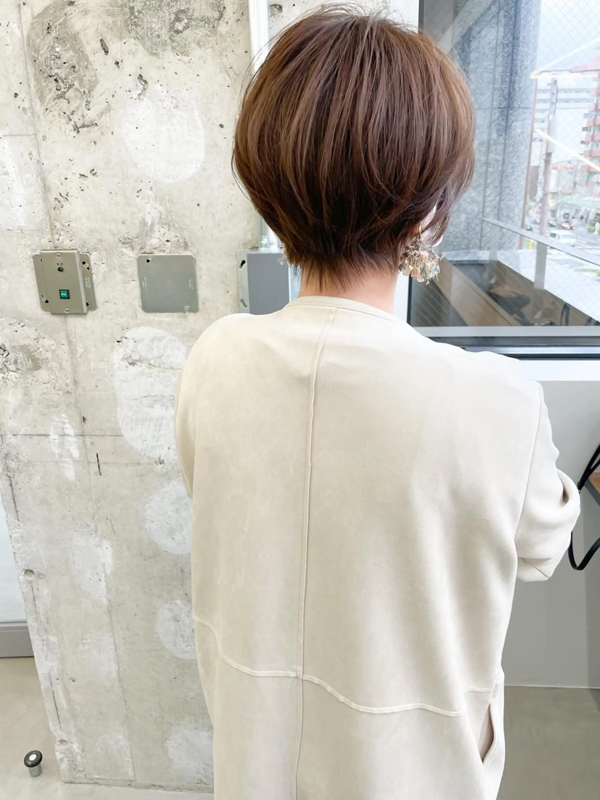 ショート カット ヘアカラー トリートメント mua 鳳のヘアスタイル