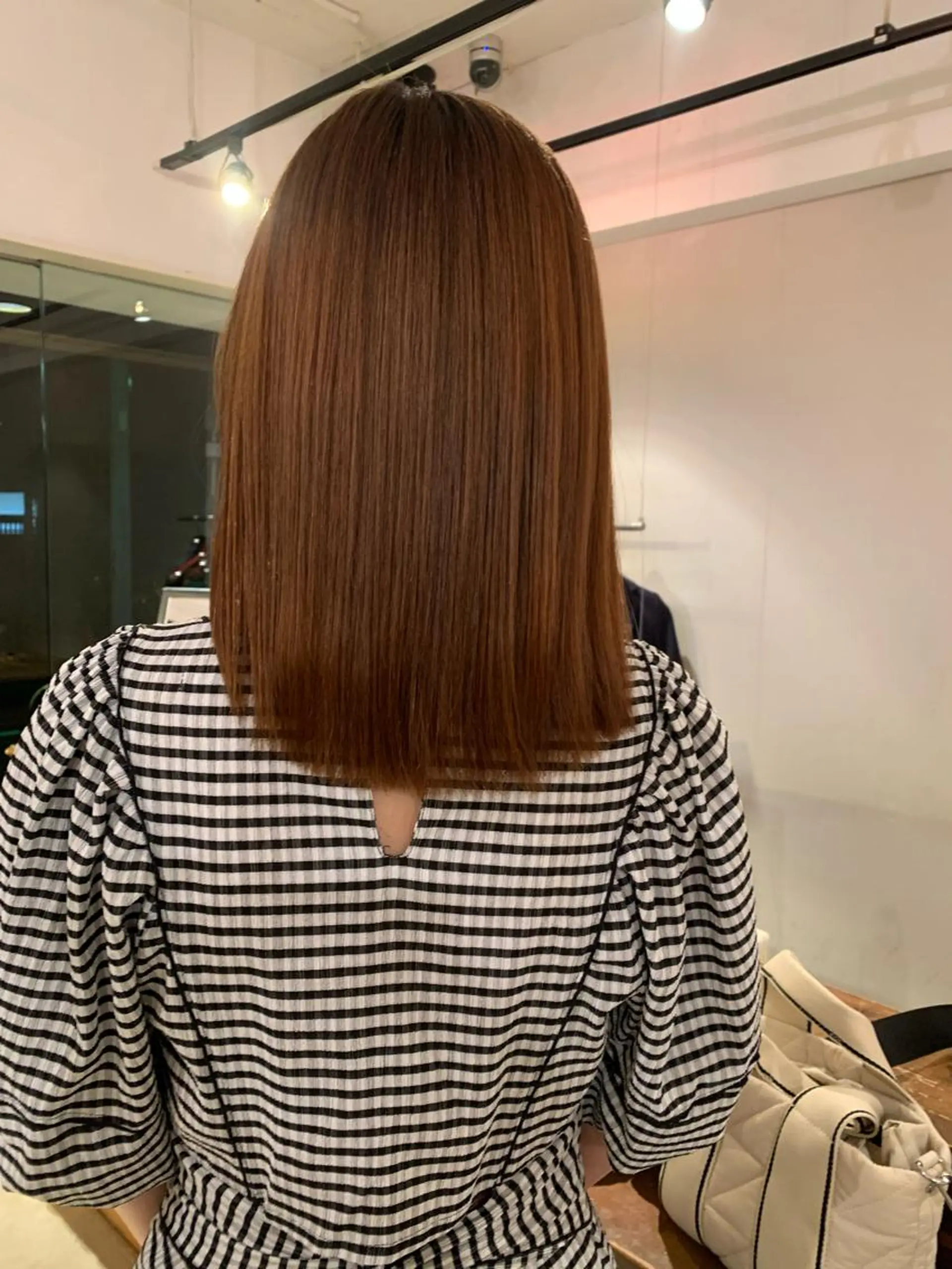 ミディアム カラー 透明感/オリーブ/ グレージュ/YUKAのヘアスタイル