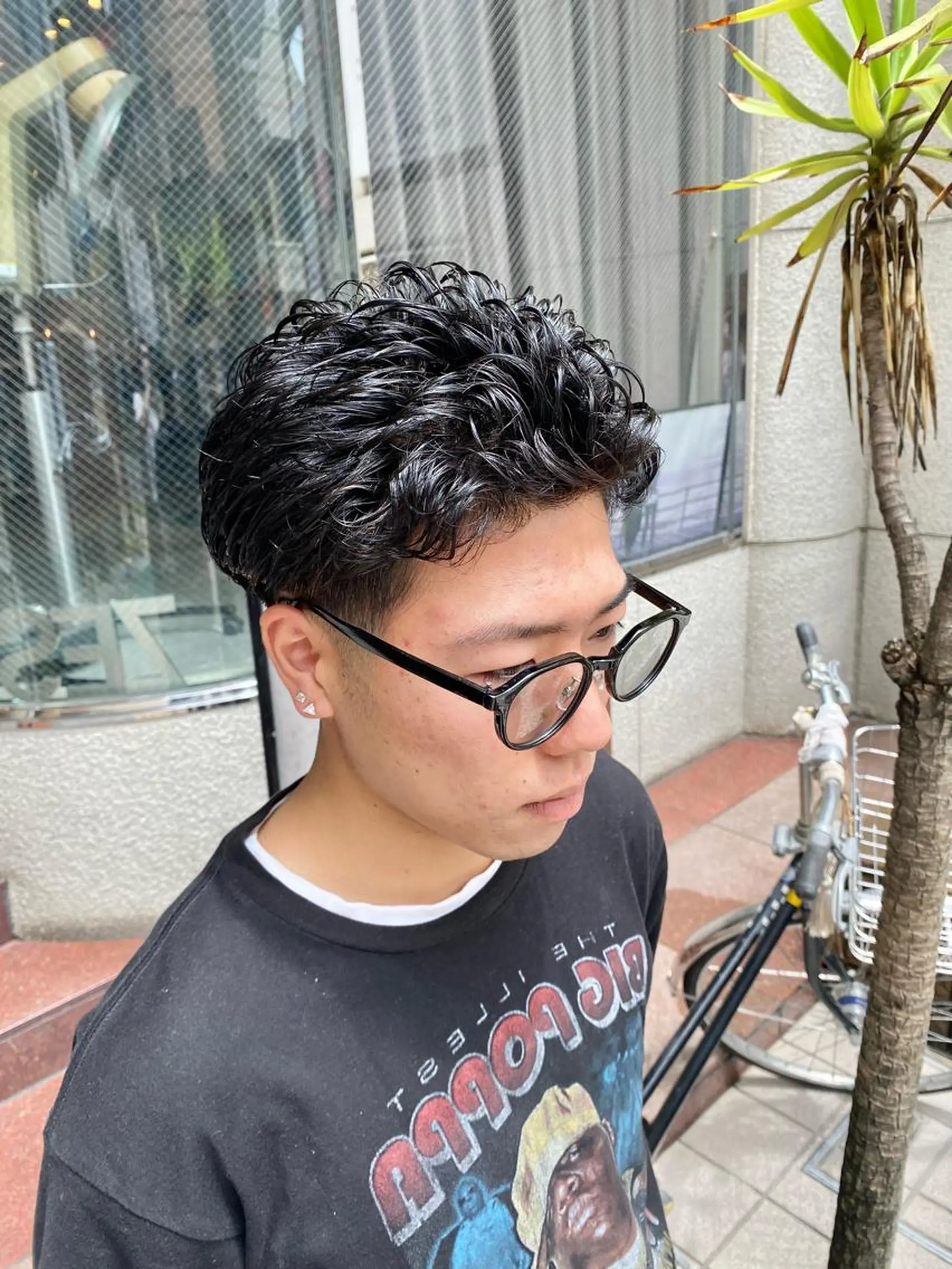 パーマ メンズ 酸スト/フェザー パーマ/三谷海斗のヘアスタイル