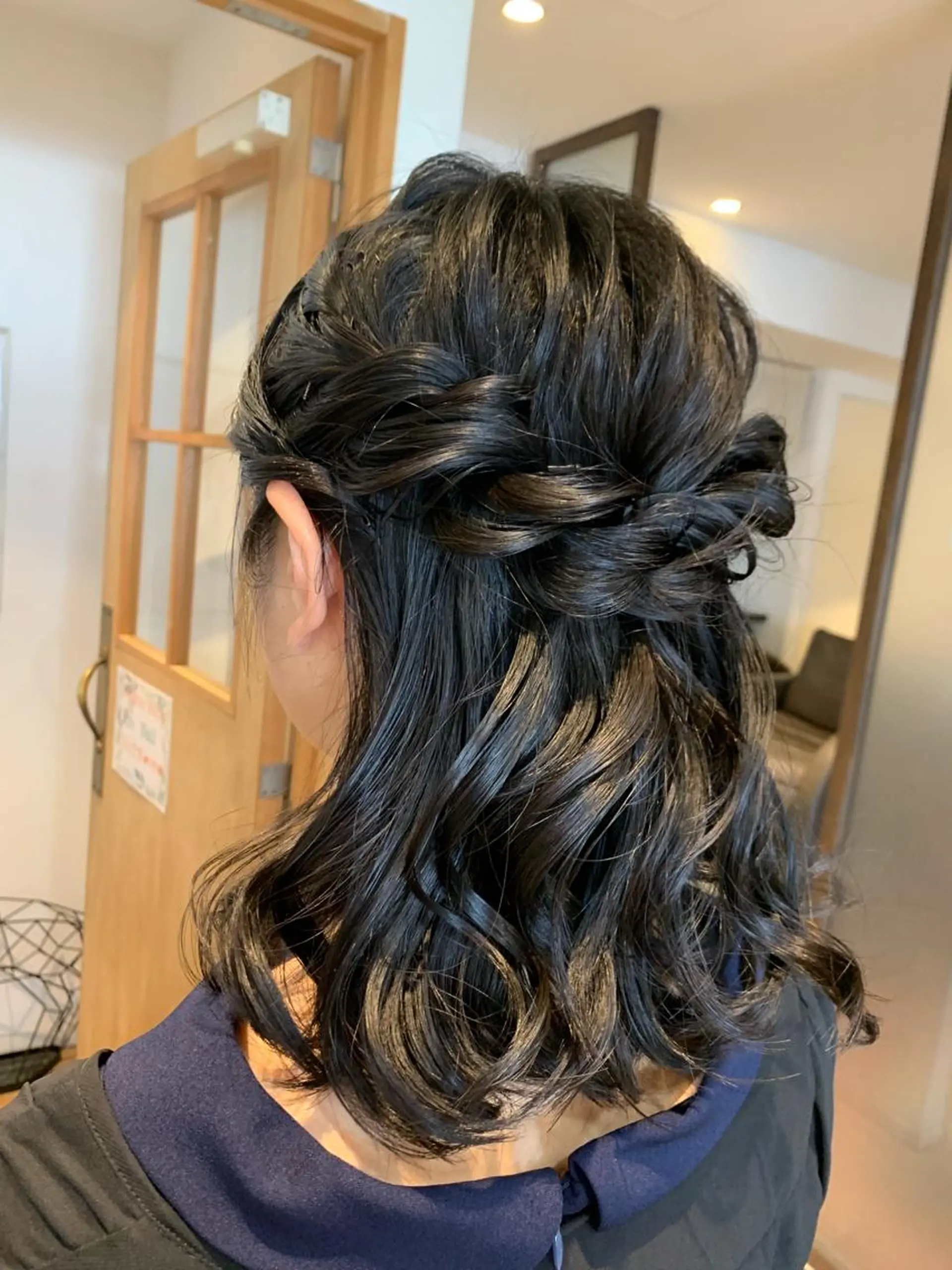 ヘアアレンジ ハーフアップ 庄司 沙羅のヘアスタイル