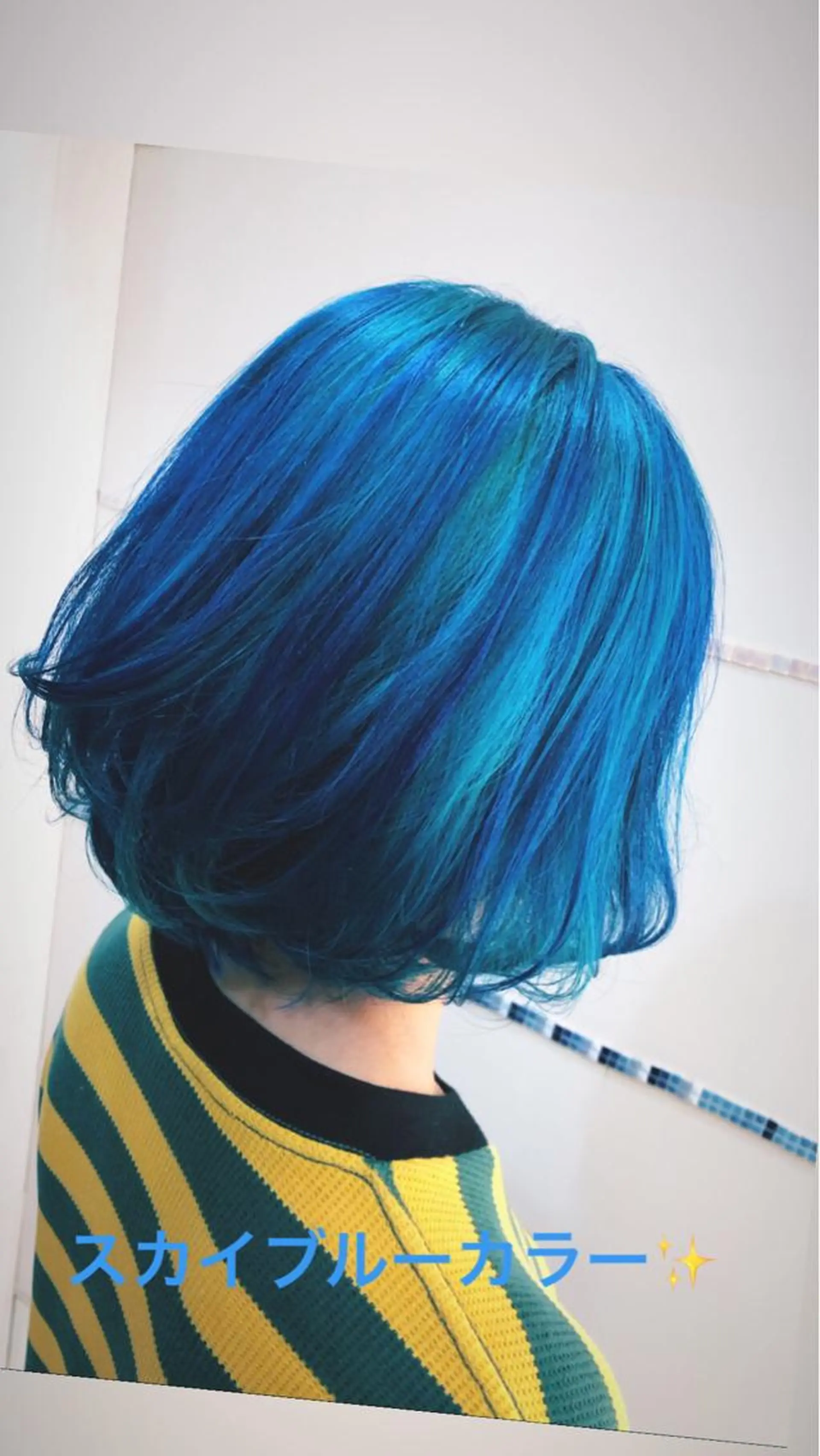 ショート カラー ブルーカラー 髪質改善/美髪矯 正ヤマモトハルキのヘアスタイル