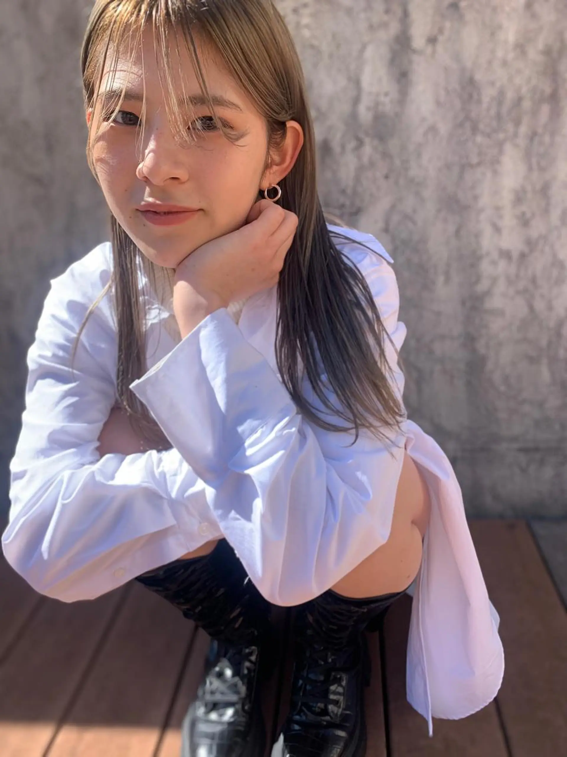 カラー ヘアカラー MARU パーマ/レイヤーのヘアスタイル