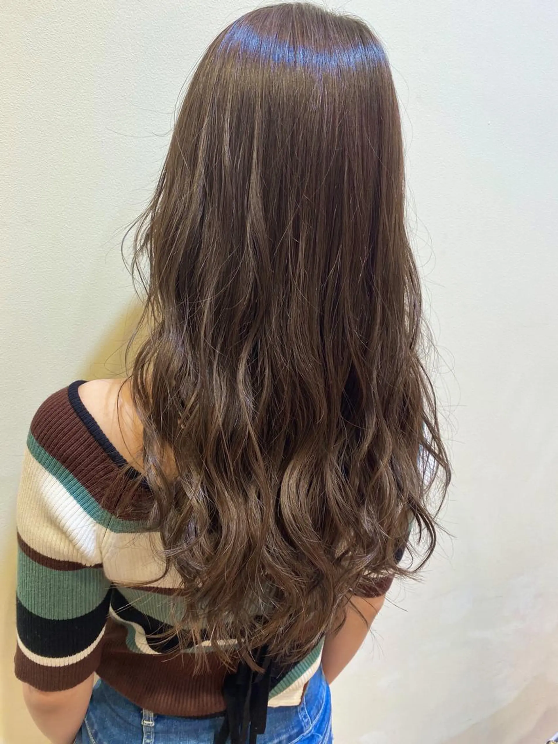 ロング カラー グレージュ ヘアカラー トリートメント 透明感カラー ボブ ミディアム 齊木勇人のヘアスタイル