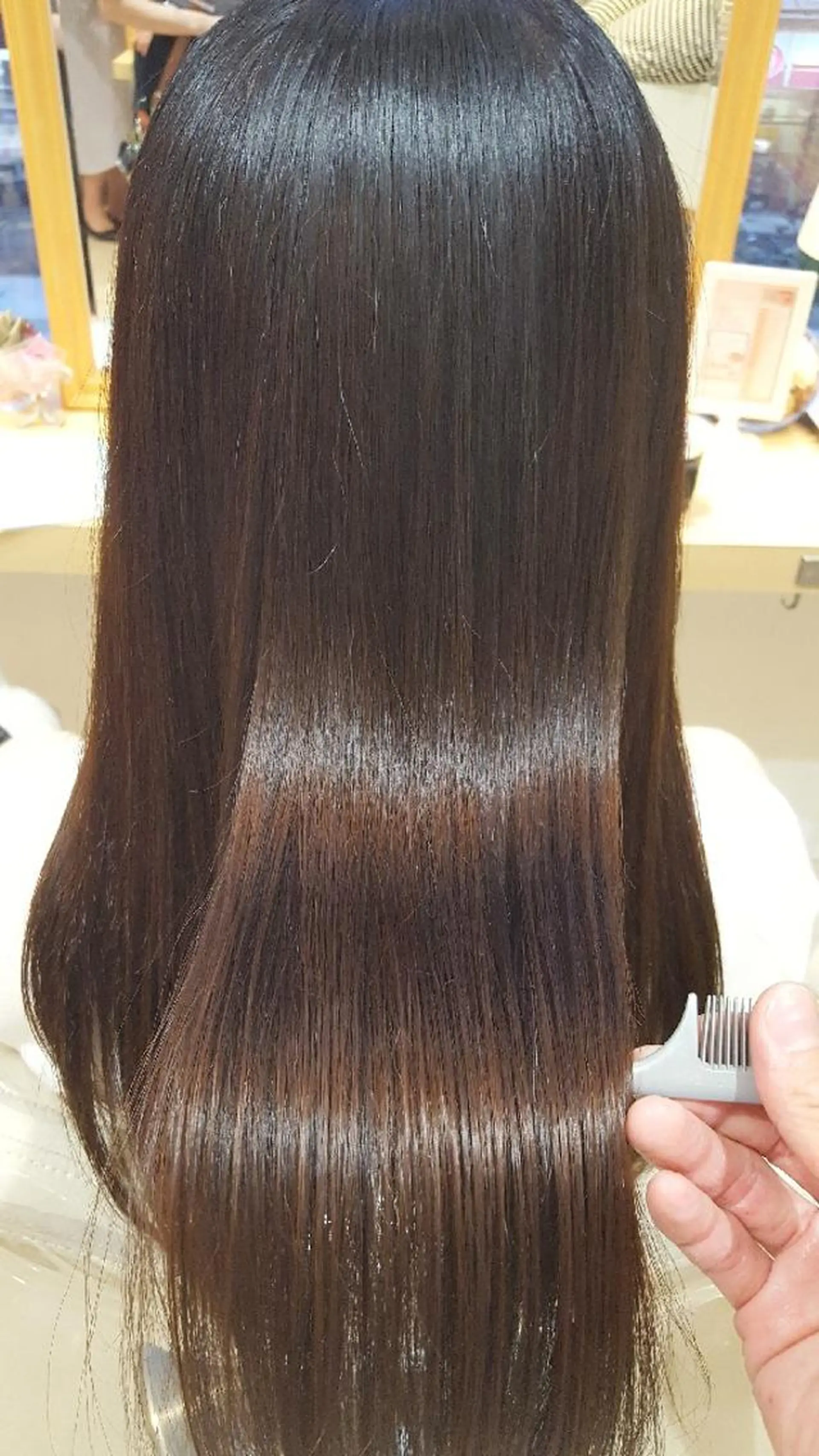 ロング パーマ カット 縮毛矯正 トリートメント 美髪⭐︎髪質改善 井上 康司のヘアスタイル