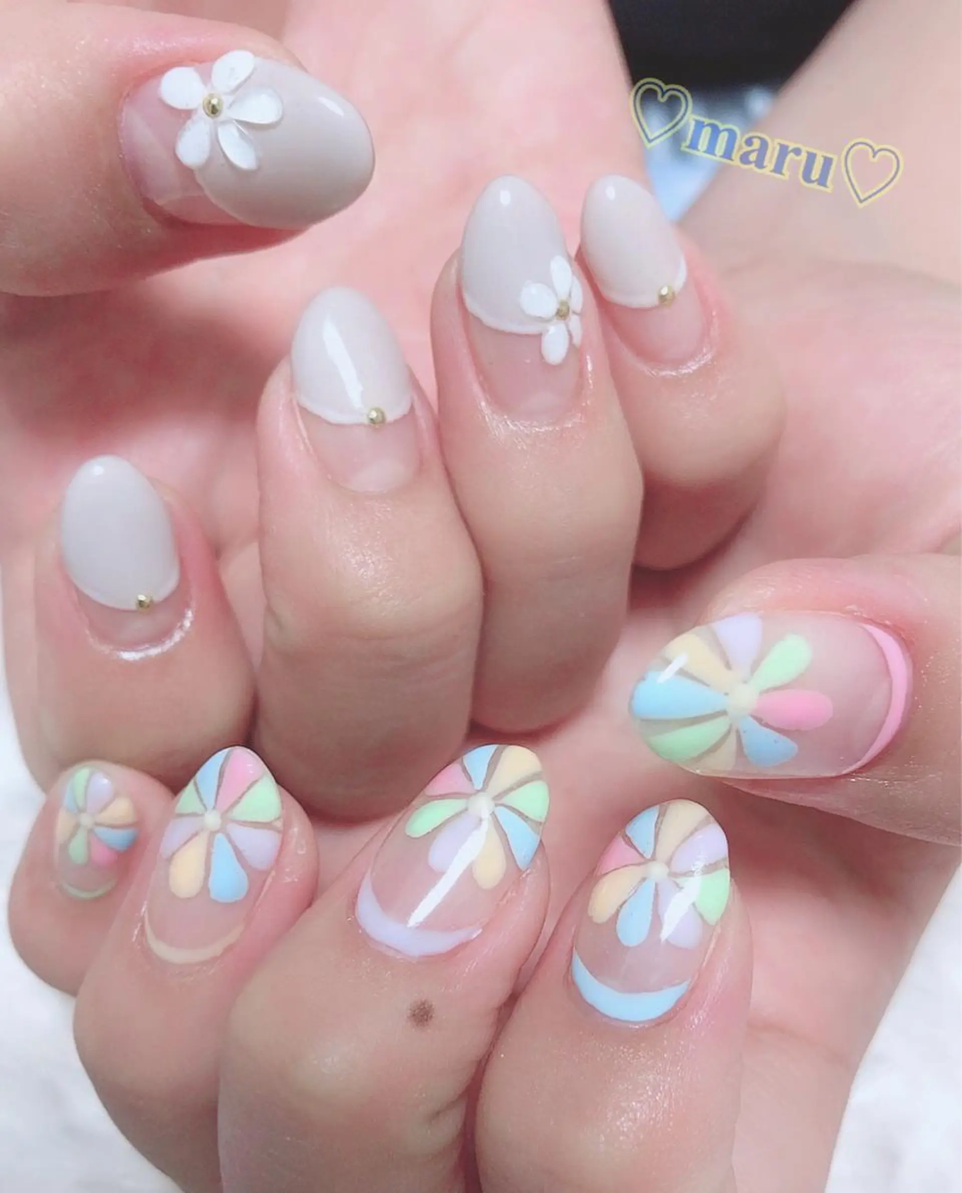 ネイル ハンドネイル フットネイル まるみ♡7/1〜値上 げ致します(>_<)のその他イメージ