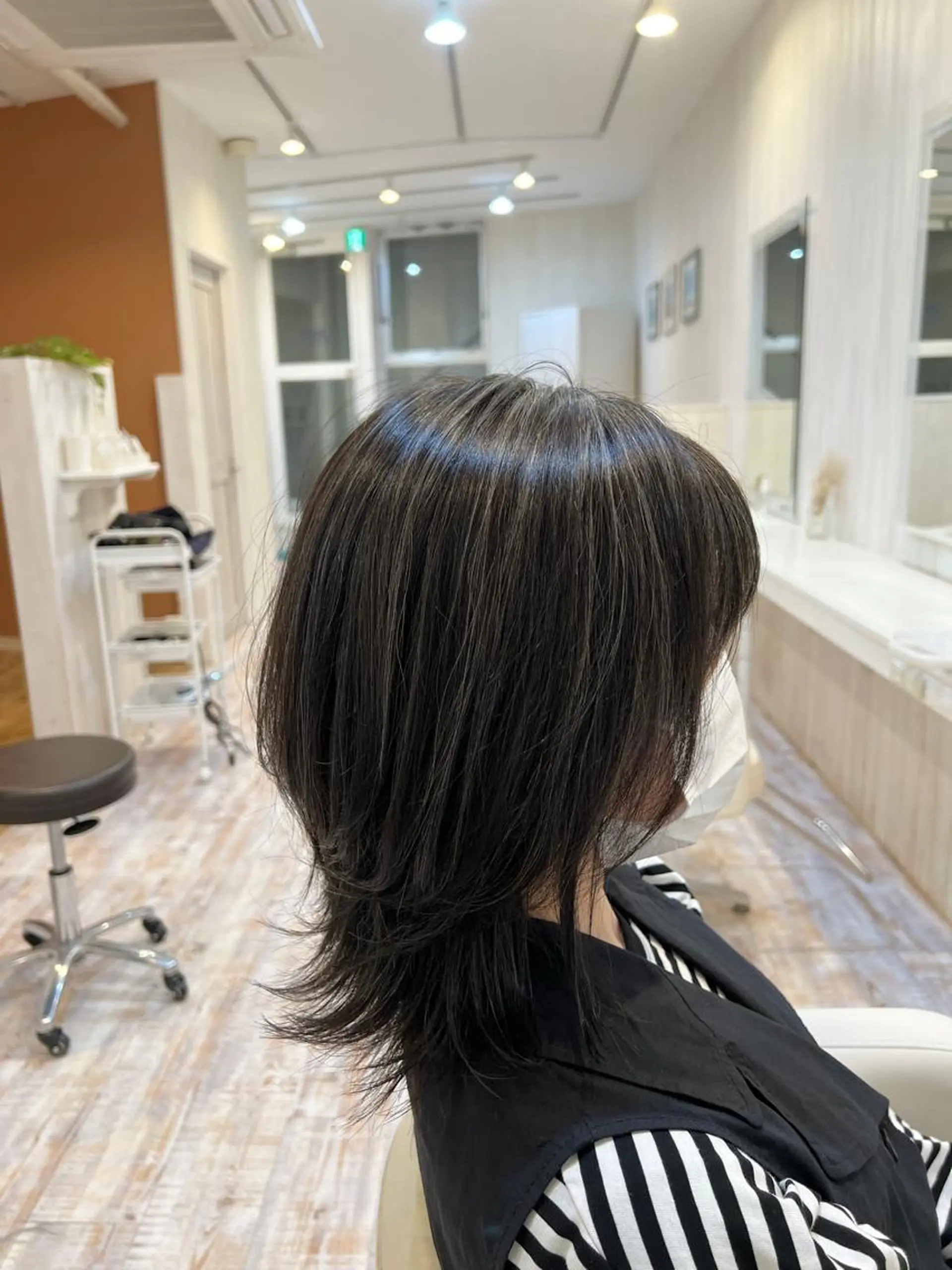 ミディアム カラー 佐藤史哉＊ 韓国レイヤー赤み除去のヘアスタイル