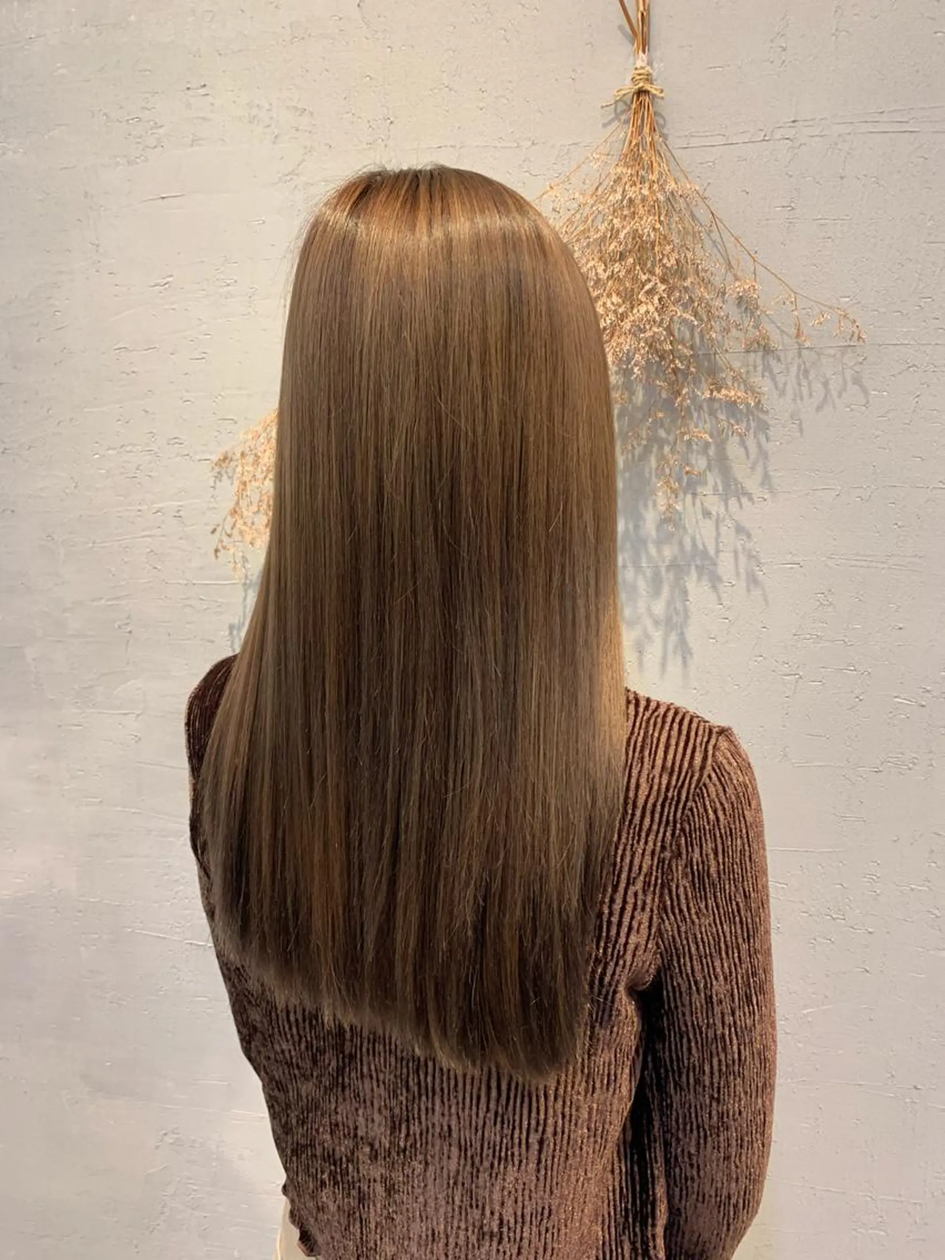 カラー アッシュ ベージュカラー ブリーチ カワニシ ＊のヘアスタイル