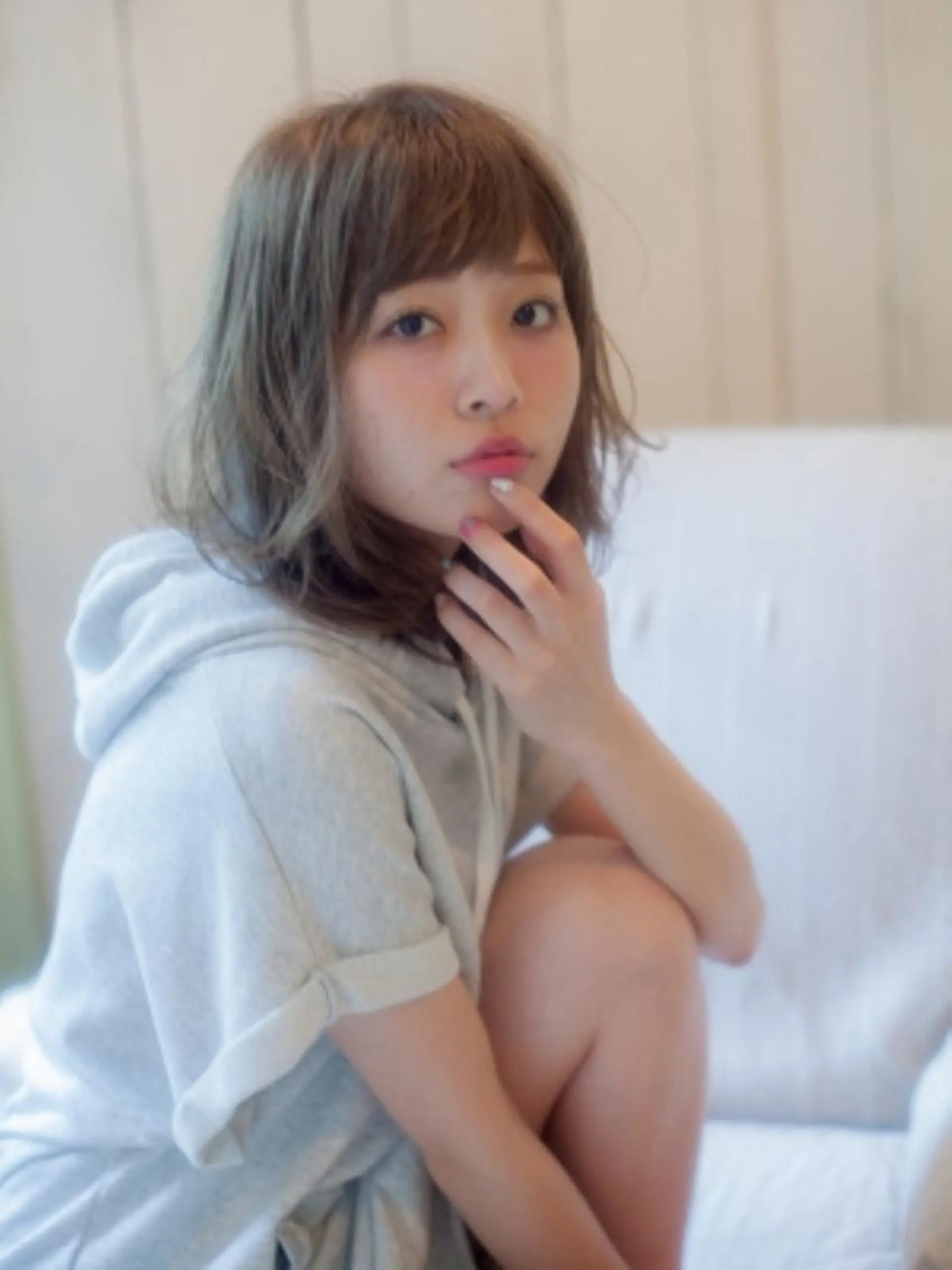 ミディアム カラー パーマ amie 【アミ札幌店】のヘアスタイル