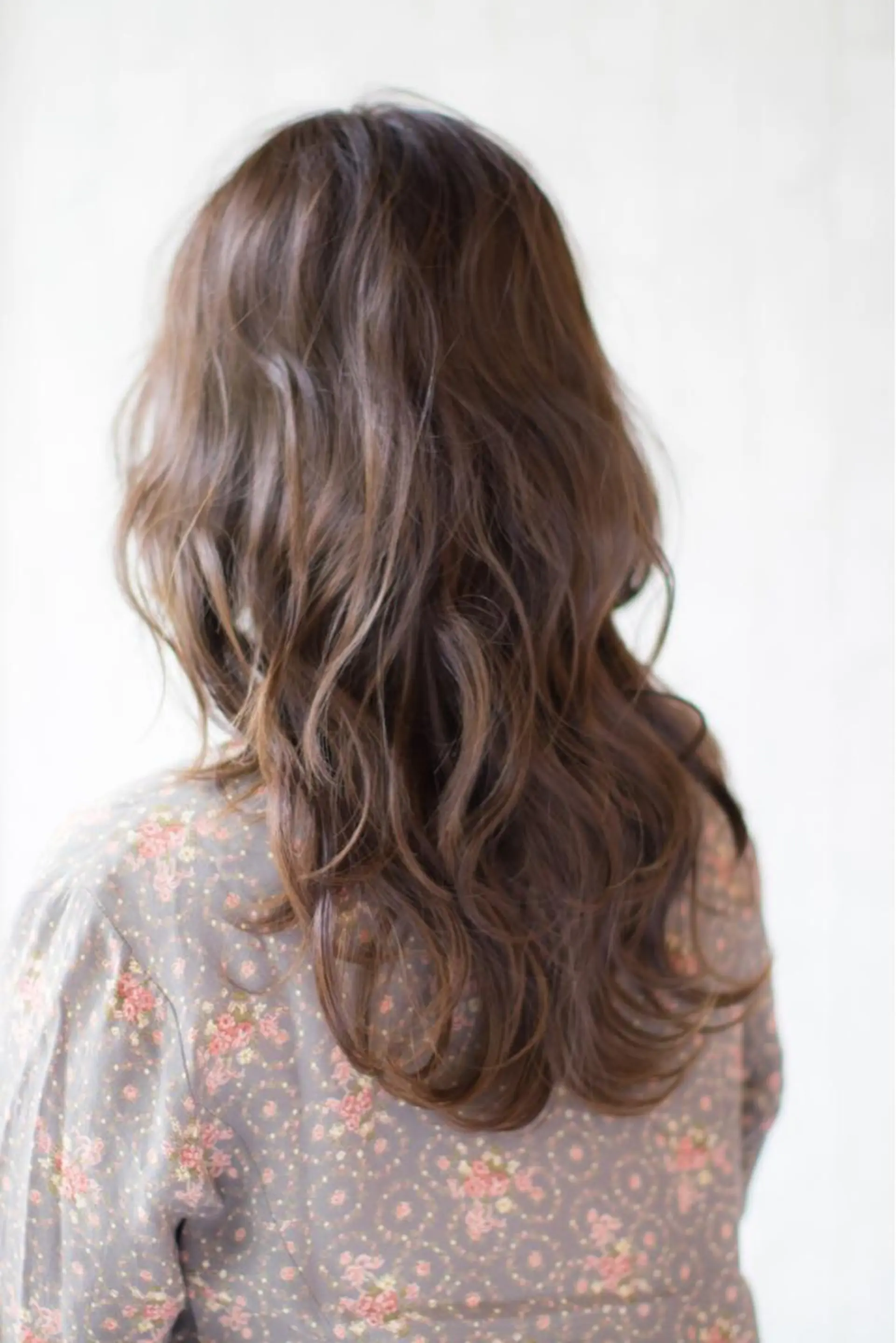 セミロング レイヤーカット 韓国風カット/ 髪質改善 黒崎のヘアスタイル