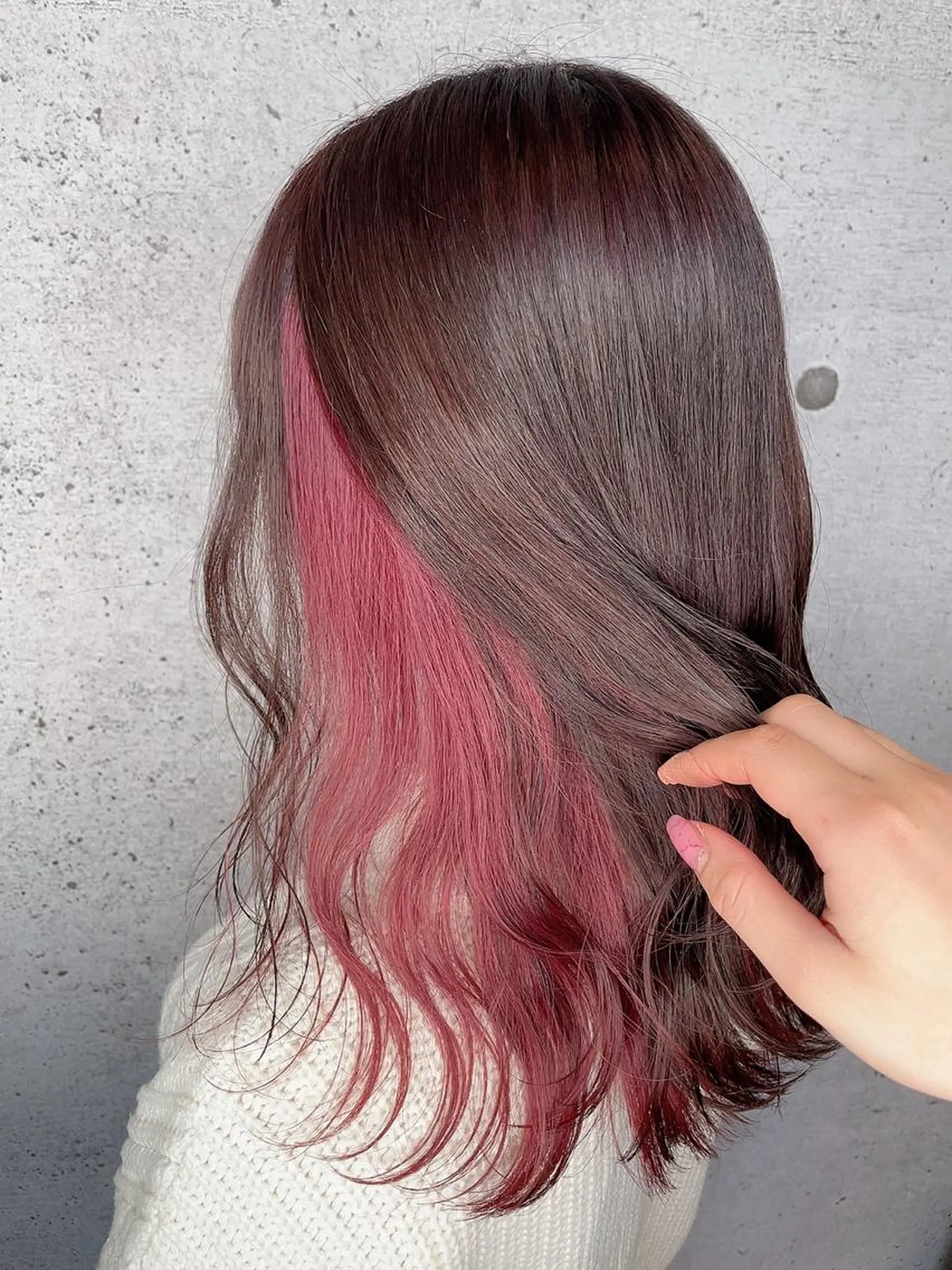 ロング カラー ヘアカラー LUXBE LUCE ひなののヘアスタイル