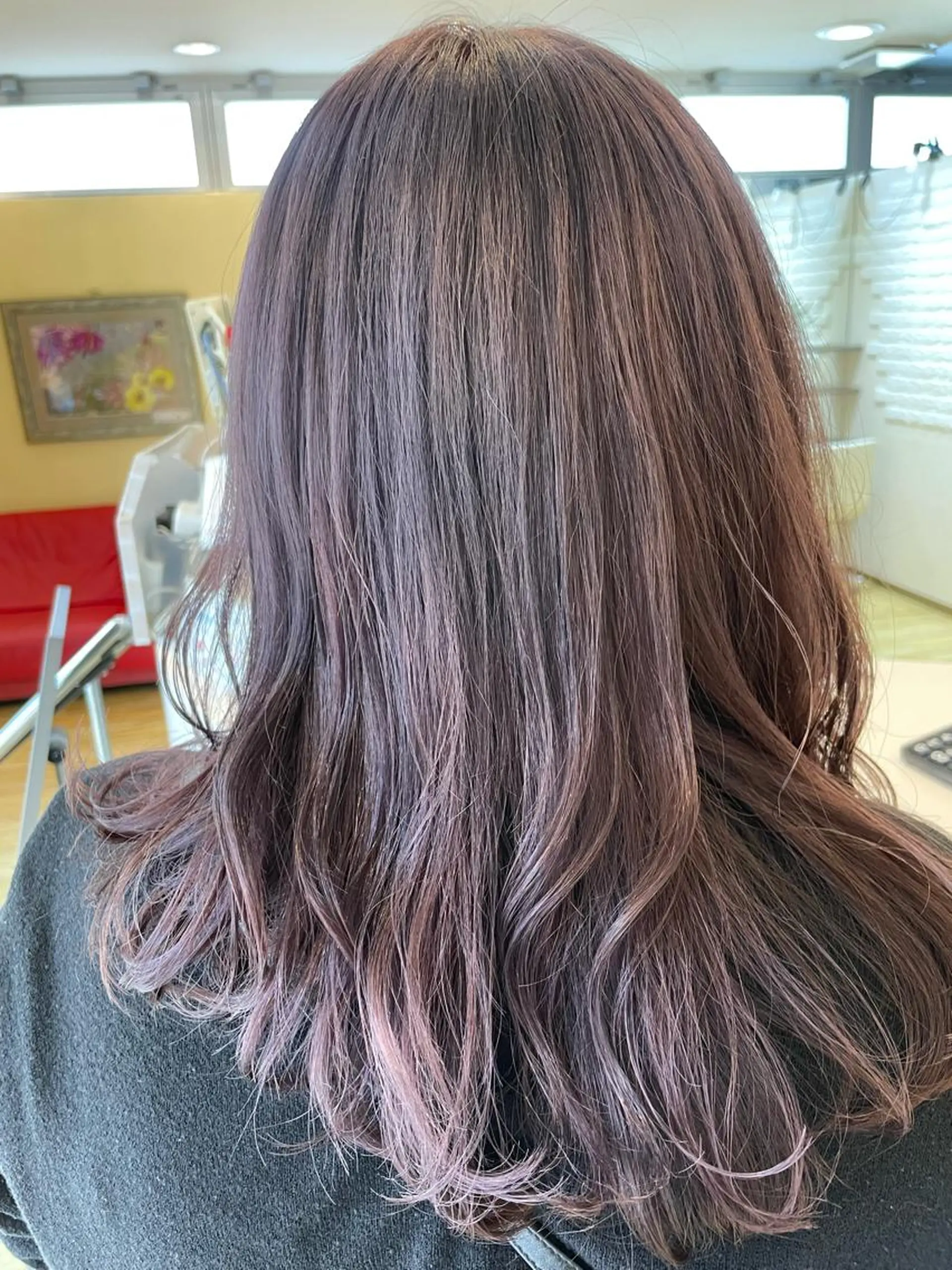 ミディアム カラー カット ヘアカラー トリートメント 🦋NAKAMURA 🦋のヘアスタイル