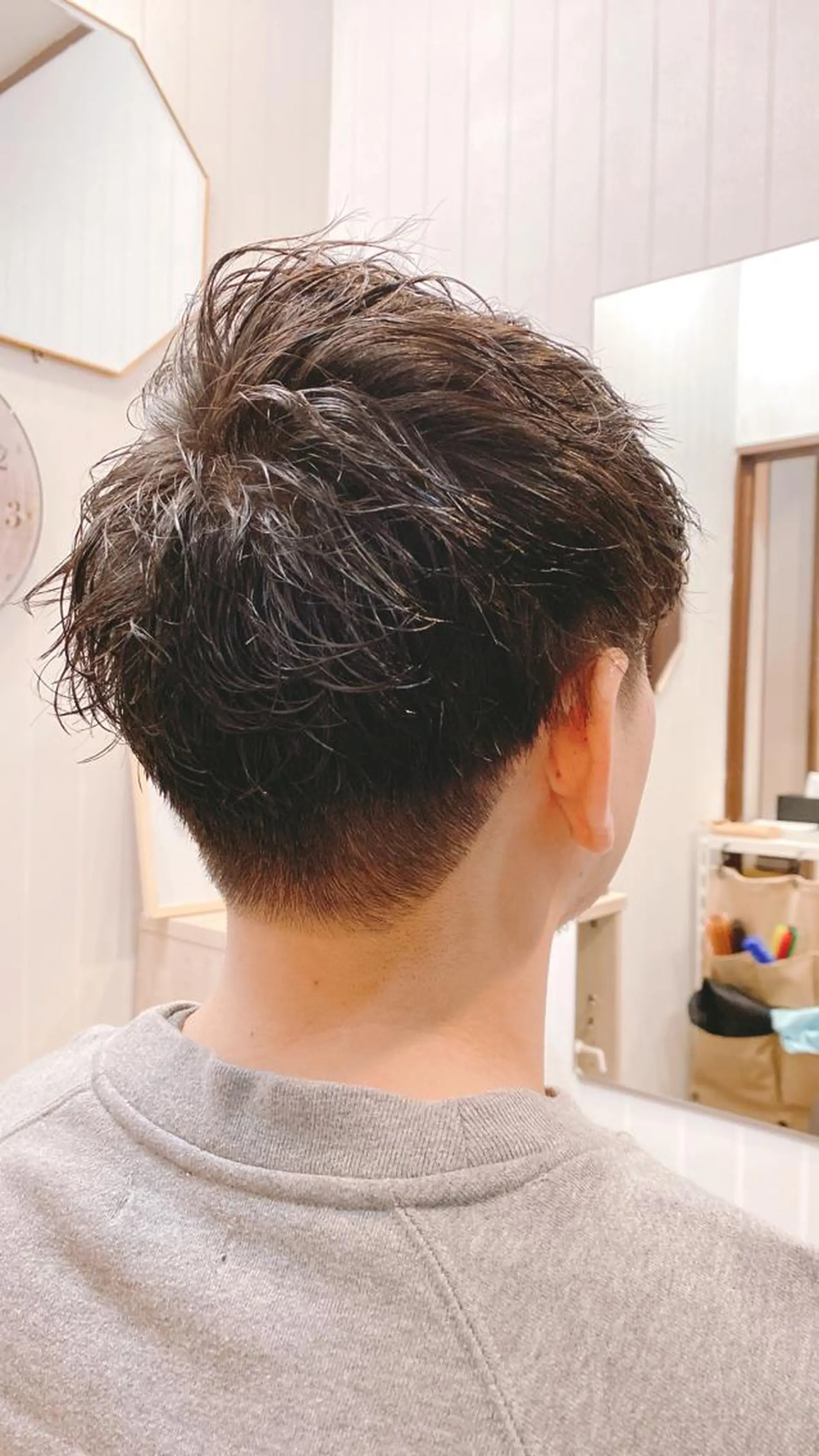 ショート パーマ メンズ m walk エム ウォークのヘアスタイル