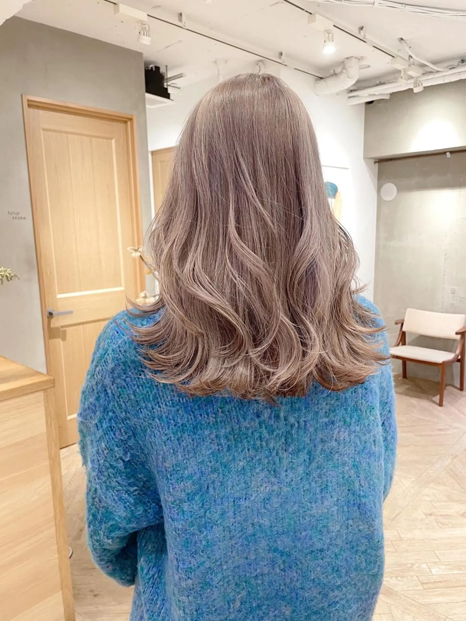 ロング カラー 切りっぱなしボブ ベージュカラー グレージュ ミルクティーベージュ ミルクティーグレージュ ヘアカラー トリートメント ボブ/レイヤー 🌟梅田盛一🌟のヘアスタイル